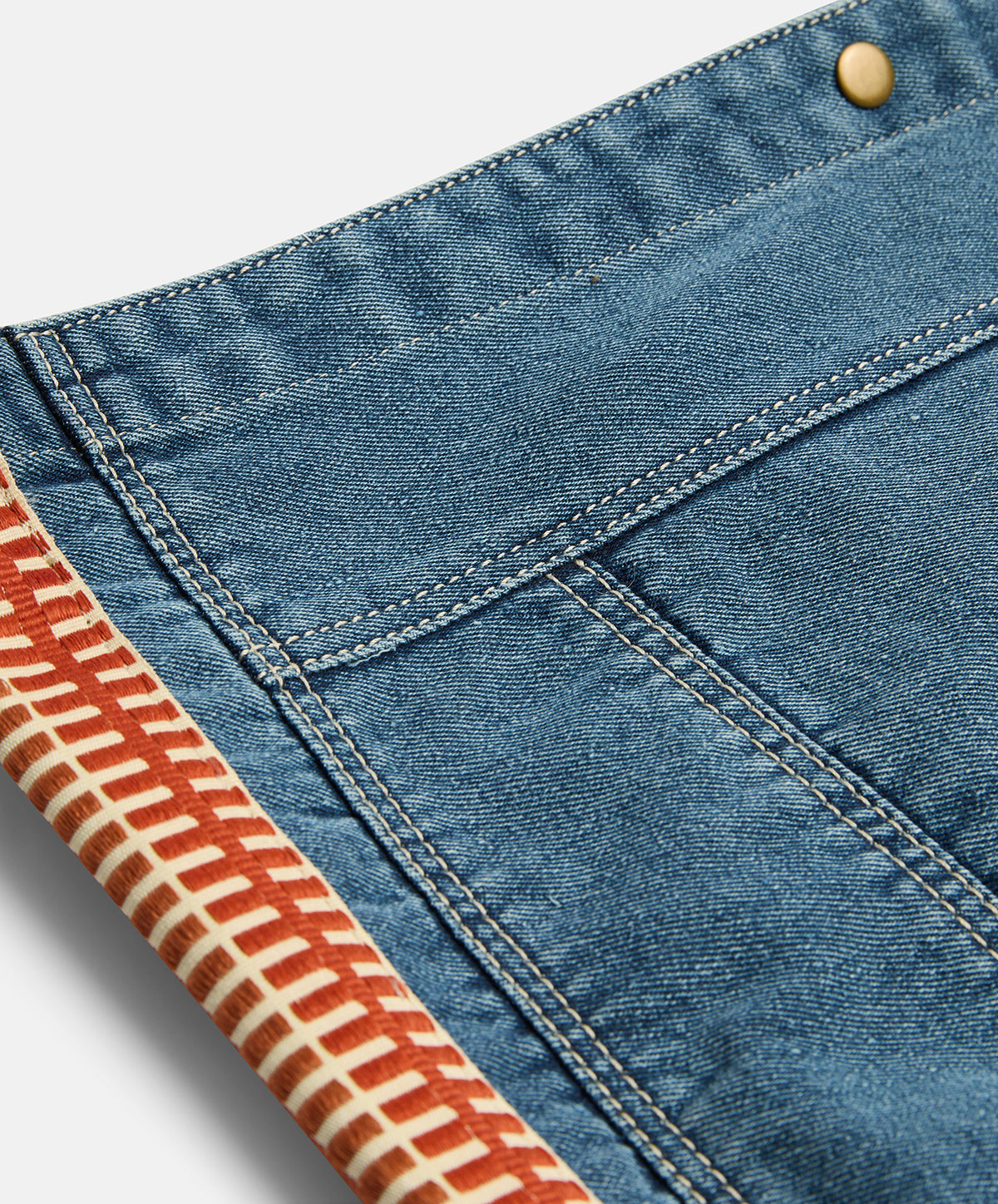 The Drover Slouch Bag | Denim | 47*34*12cm - PRE SALE