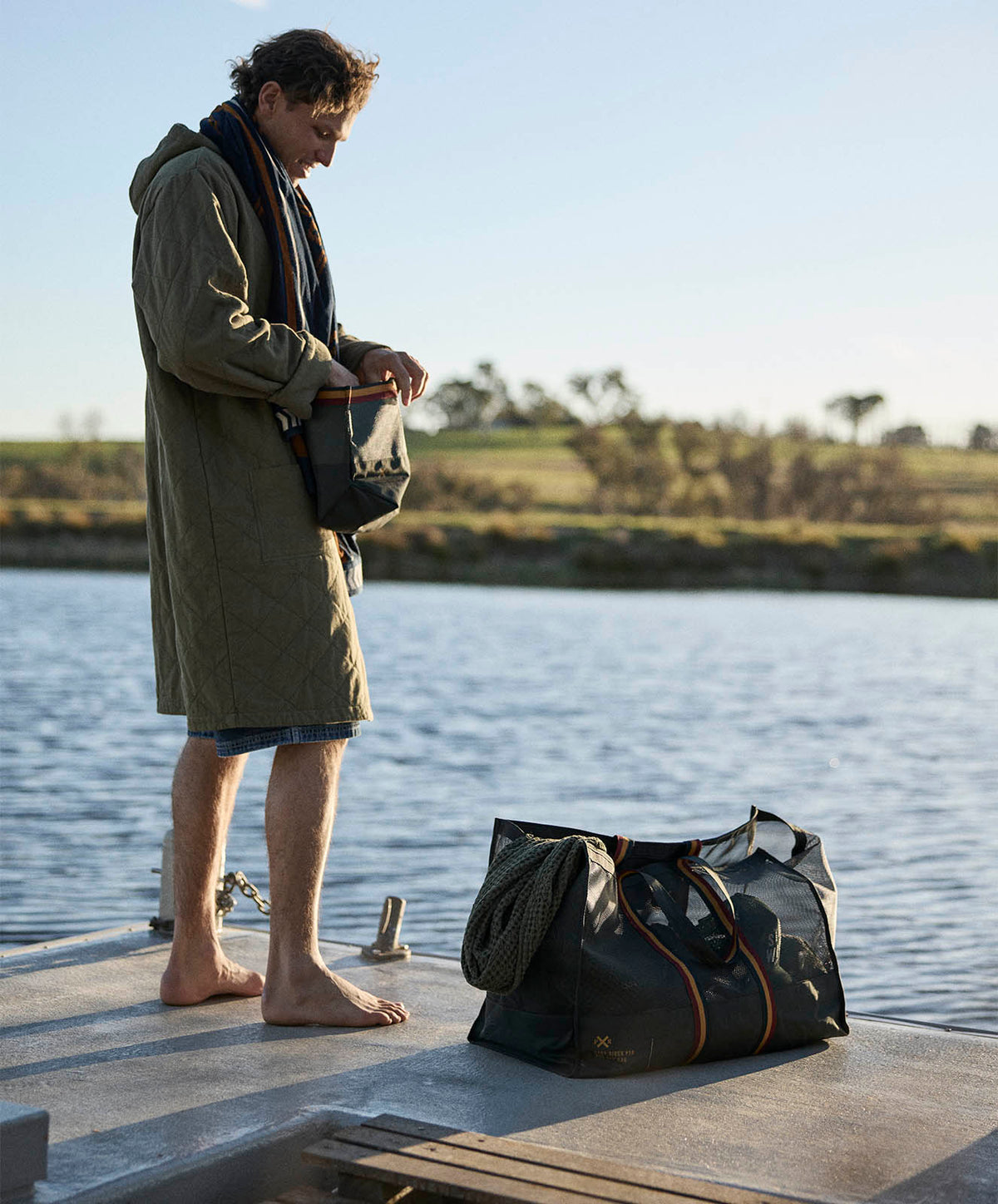 High Tide Carry All Tote Bag | Duffel Green | 64*43*32cm