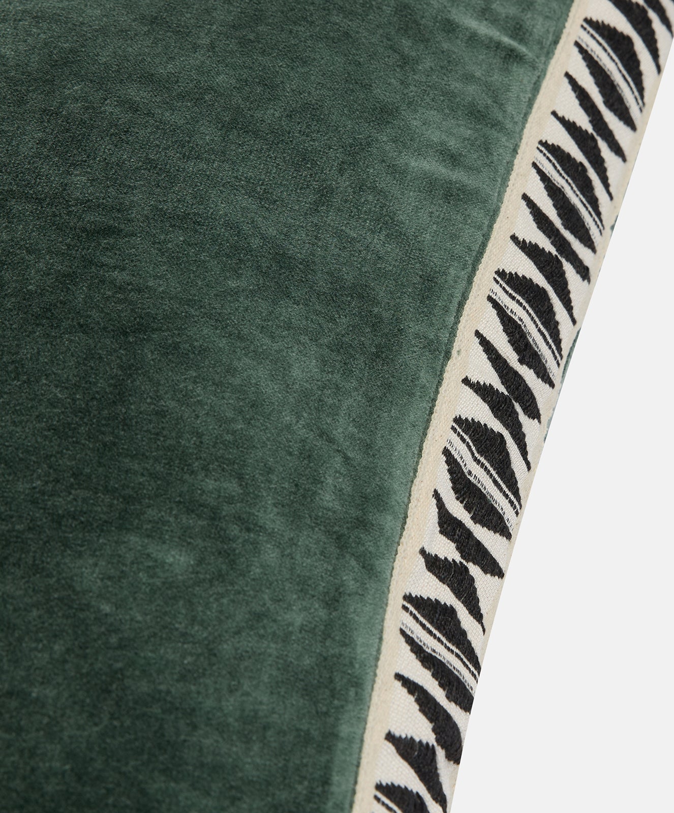 Moonstone Velvet Cushion | Green