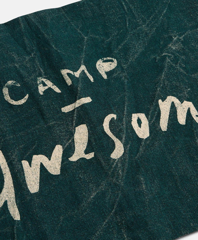 Camp Awesome Cushion X Banner | Duffle Green