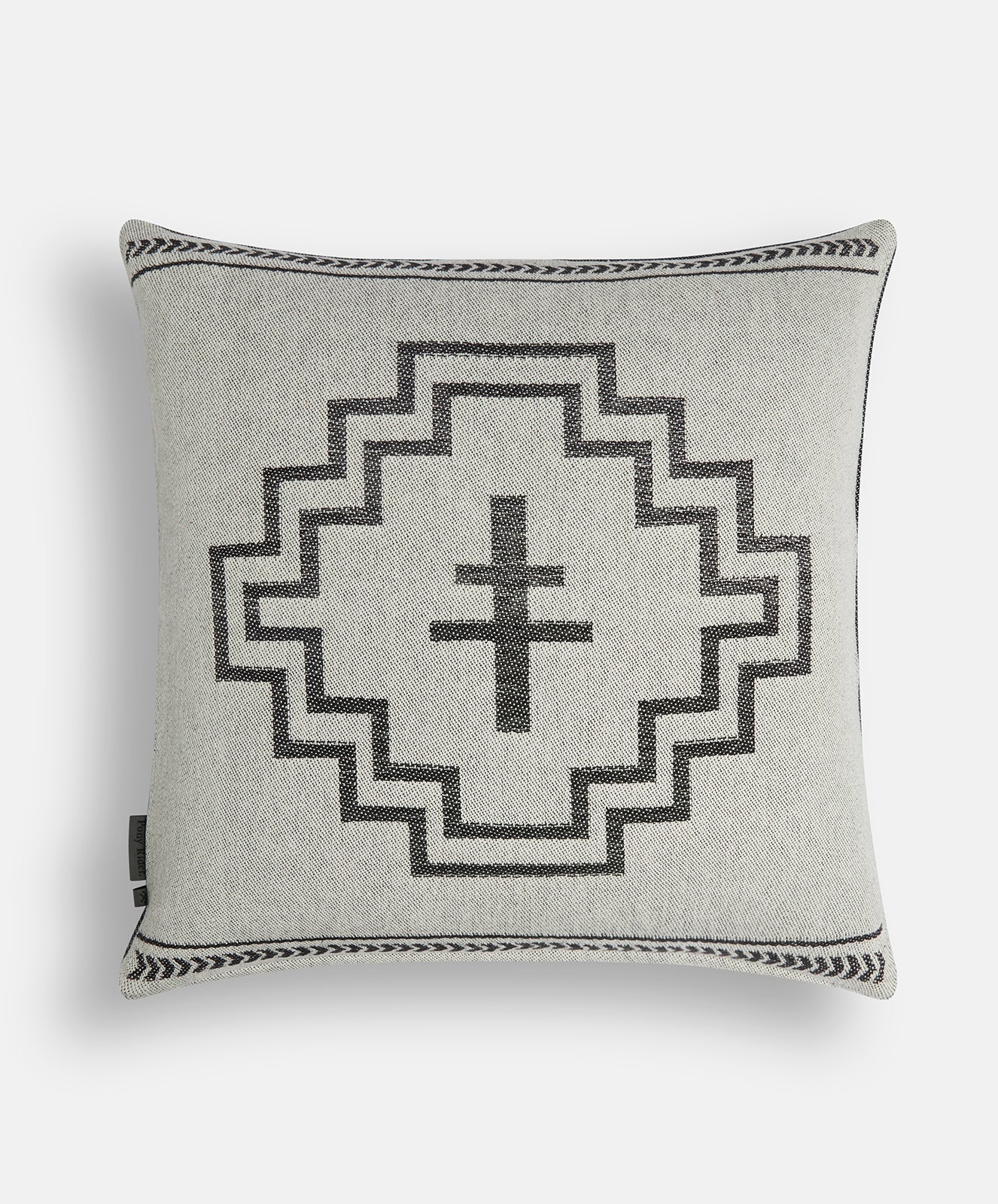 Tree Totem Cushion Cover | Black