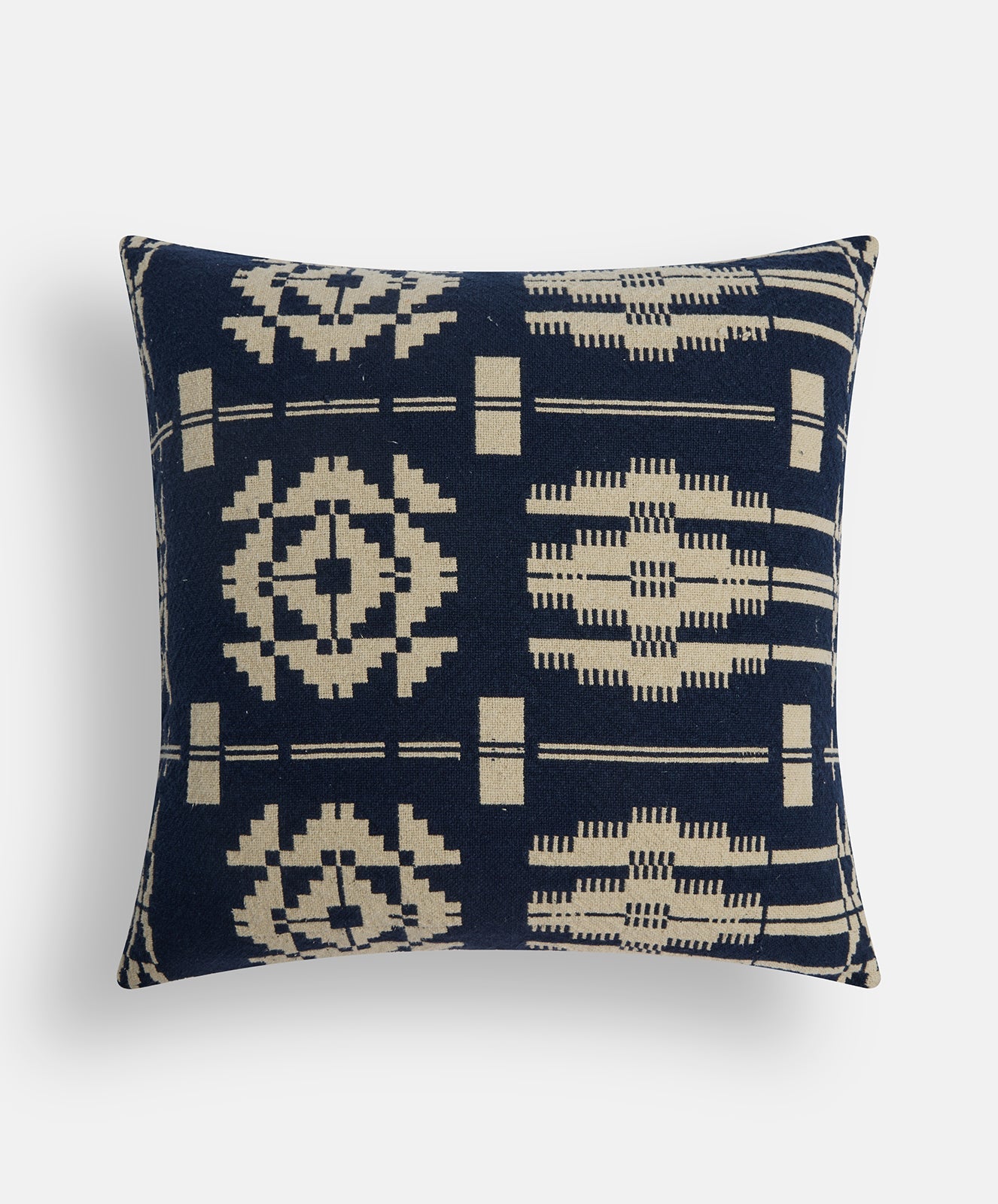 Lands Heritage Weave Cushion Cover | Navy