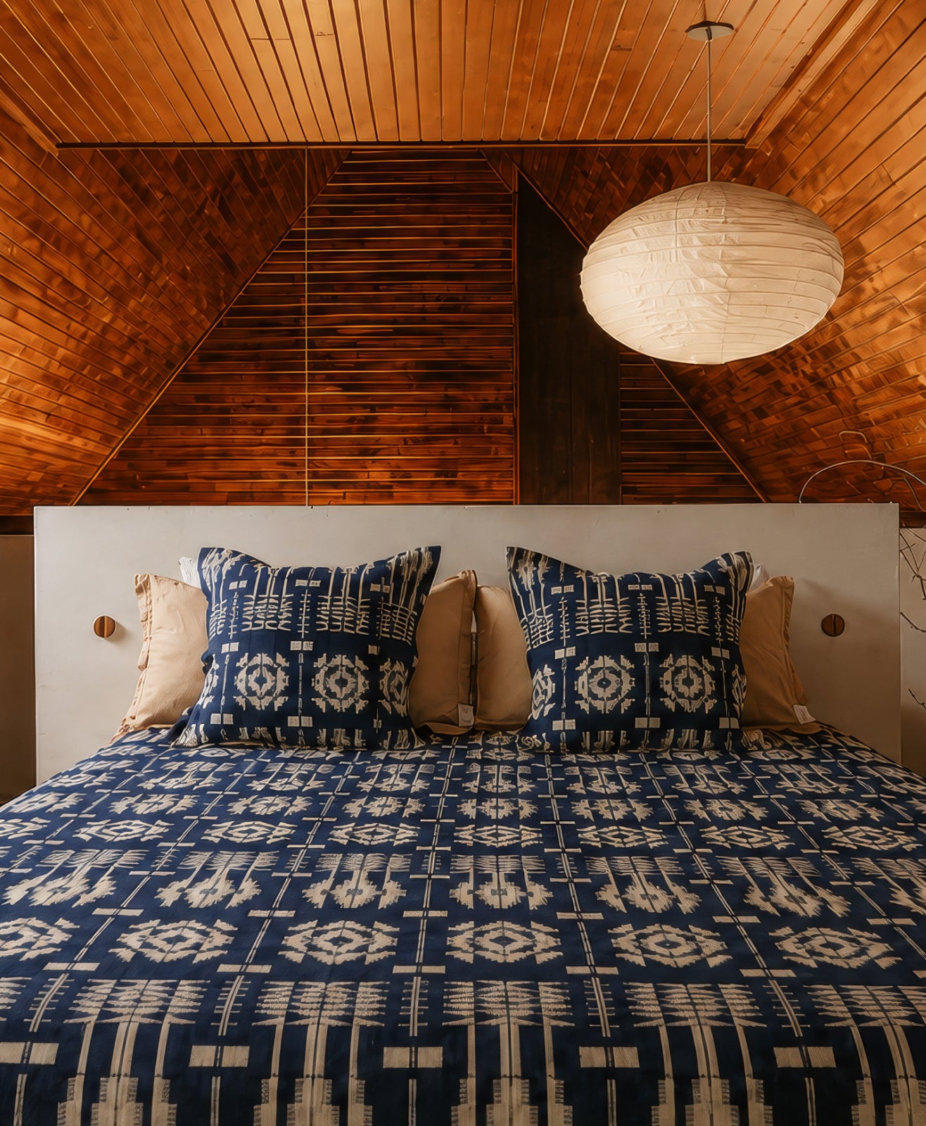 Lands Heritage Weave Cushion Cover | Navy