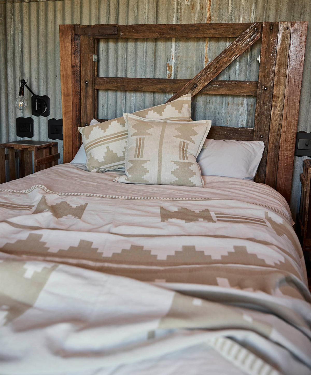 Up River Cushion Cover | Hessian | 55*55 - PRE SALE