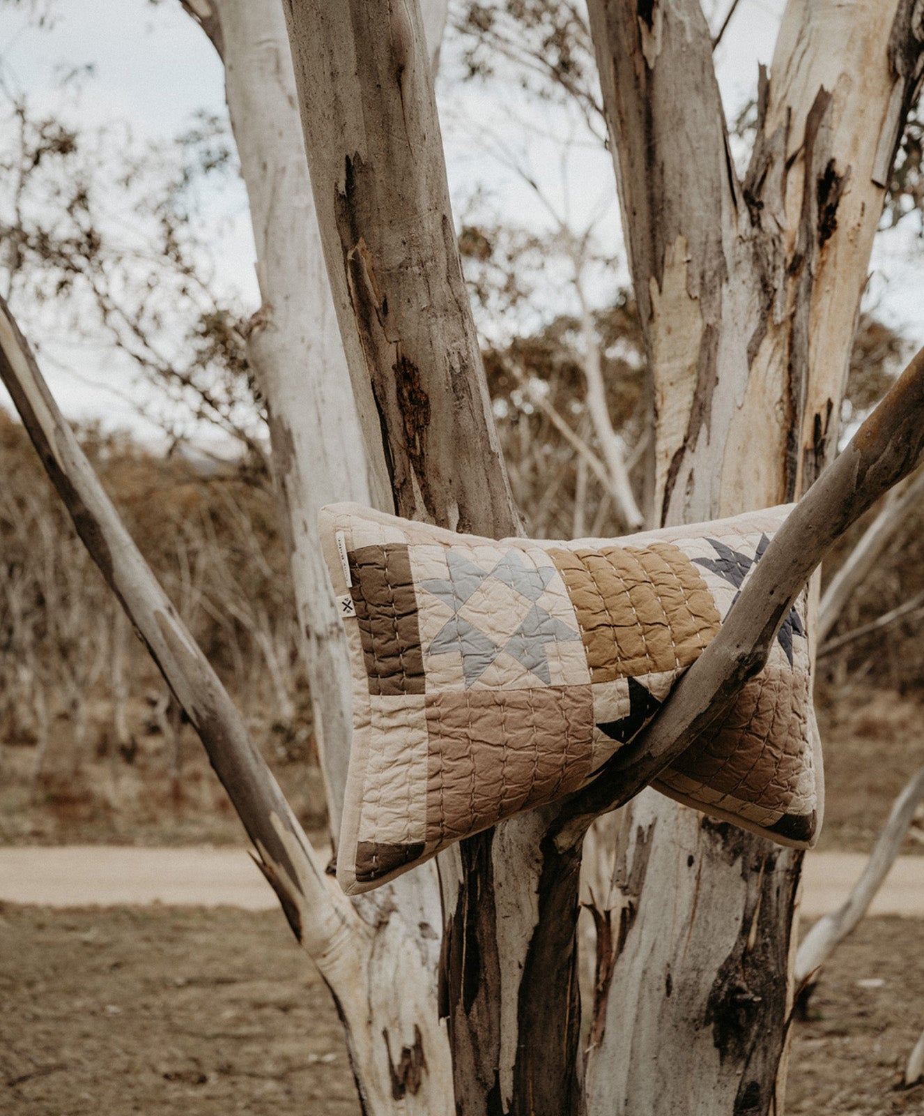 Lil Mountaineer Cushion | Patchwork