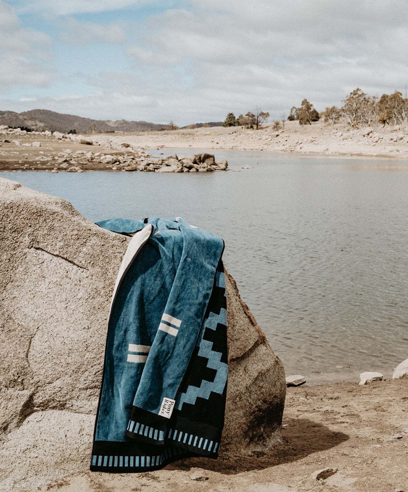 Down River Beach Towel | Cobalt Blue