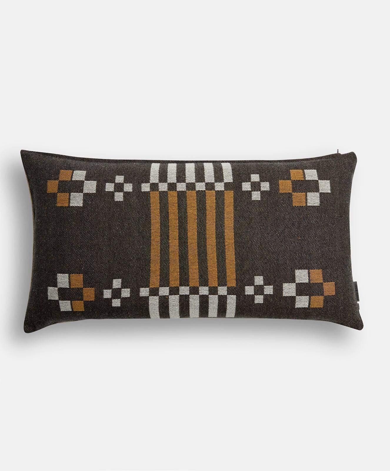 Alpine Retreat Rectangle Cushion | Black/Natural