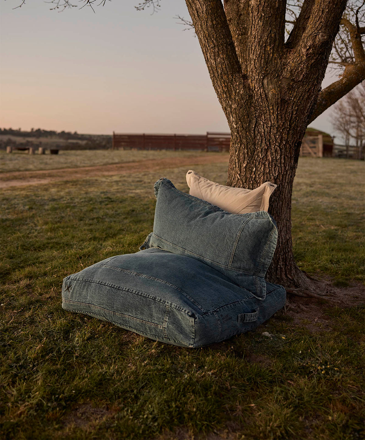 The Drover Cushion Cover | Denim | 85*45 - PRE SALE