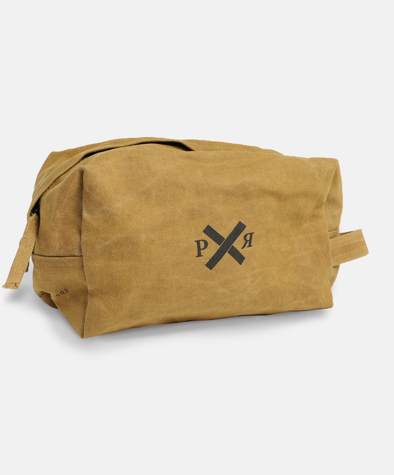 Slow Road Waxed Canvas Toiletry Bag | Clay