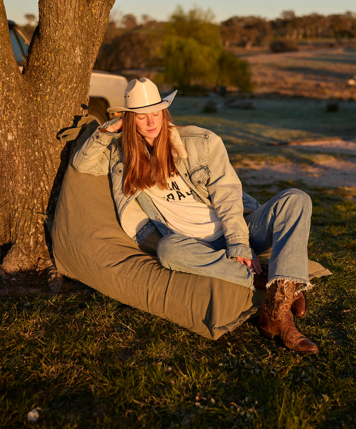 Camp Out Bean Bag | Olive