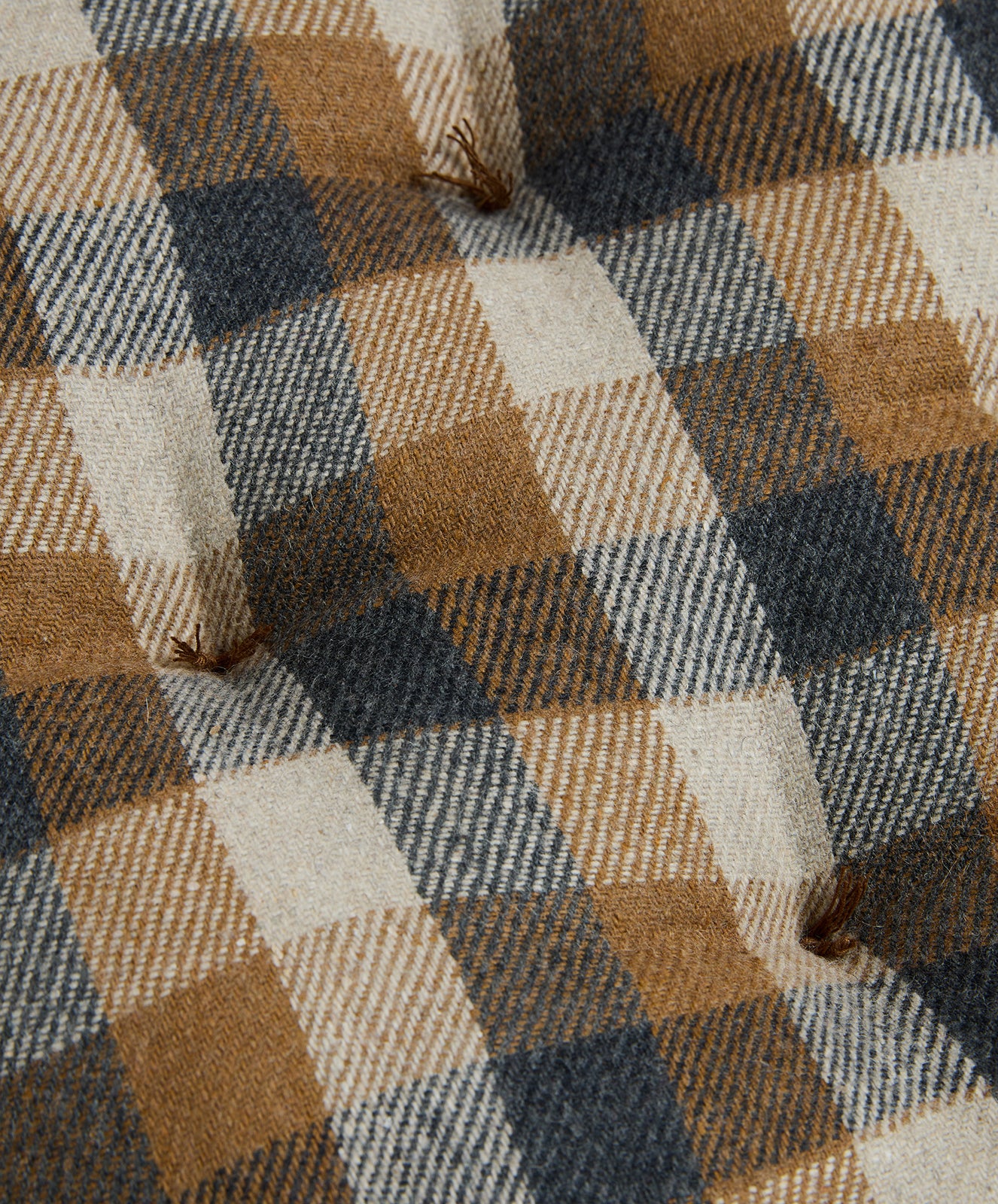 Day Tripper Outdoor Seat Cushion | Waxed Spice & Flannel