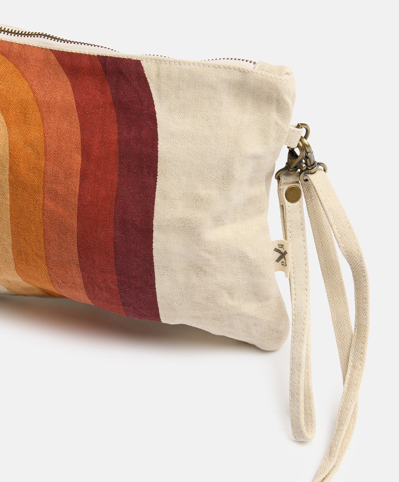 Ground Up Clutch Bag | Natural Stripe