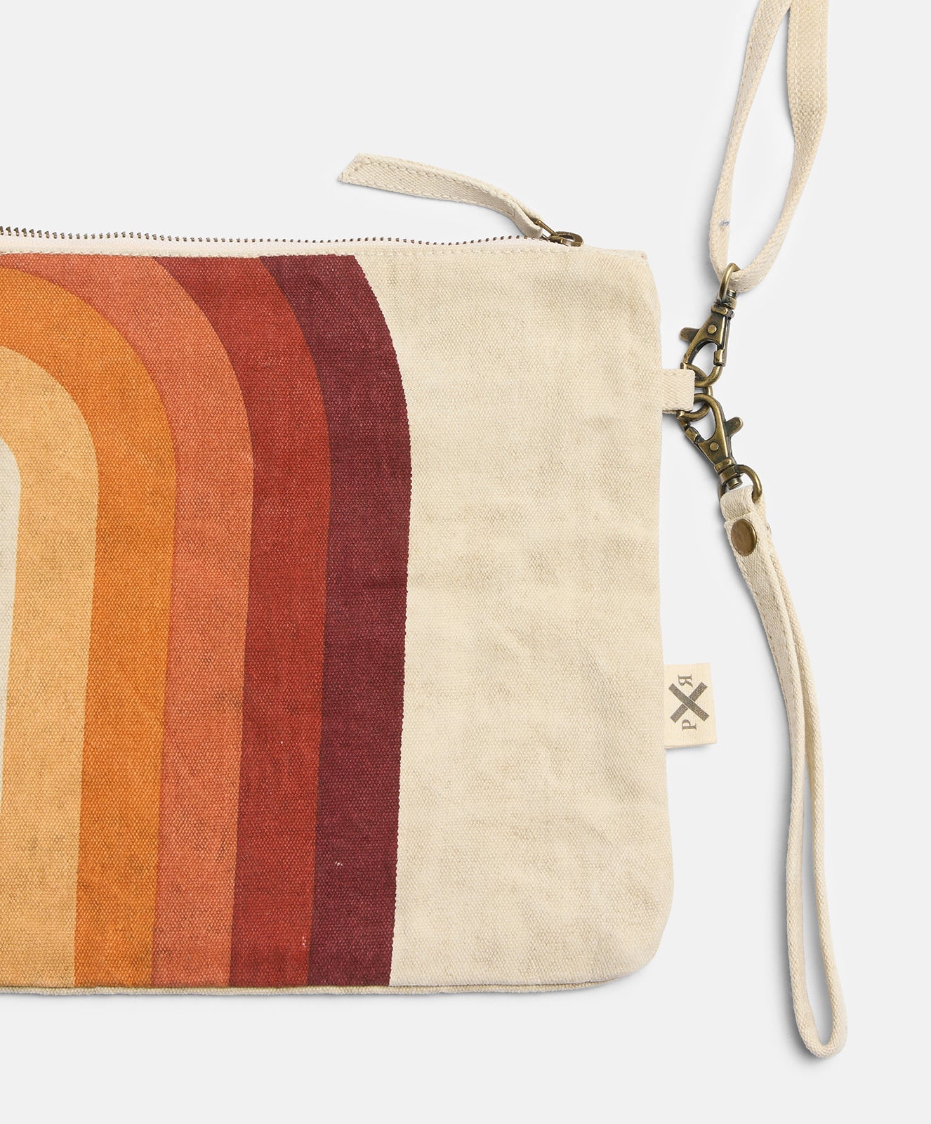 Ground Up Clutch Bag | Natural Stripe