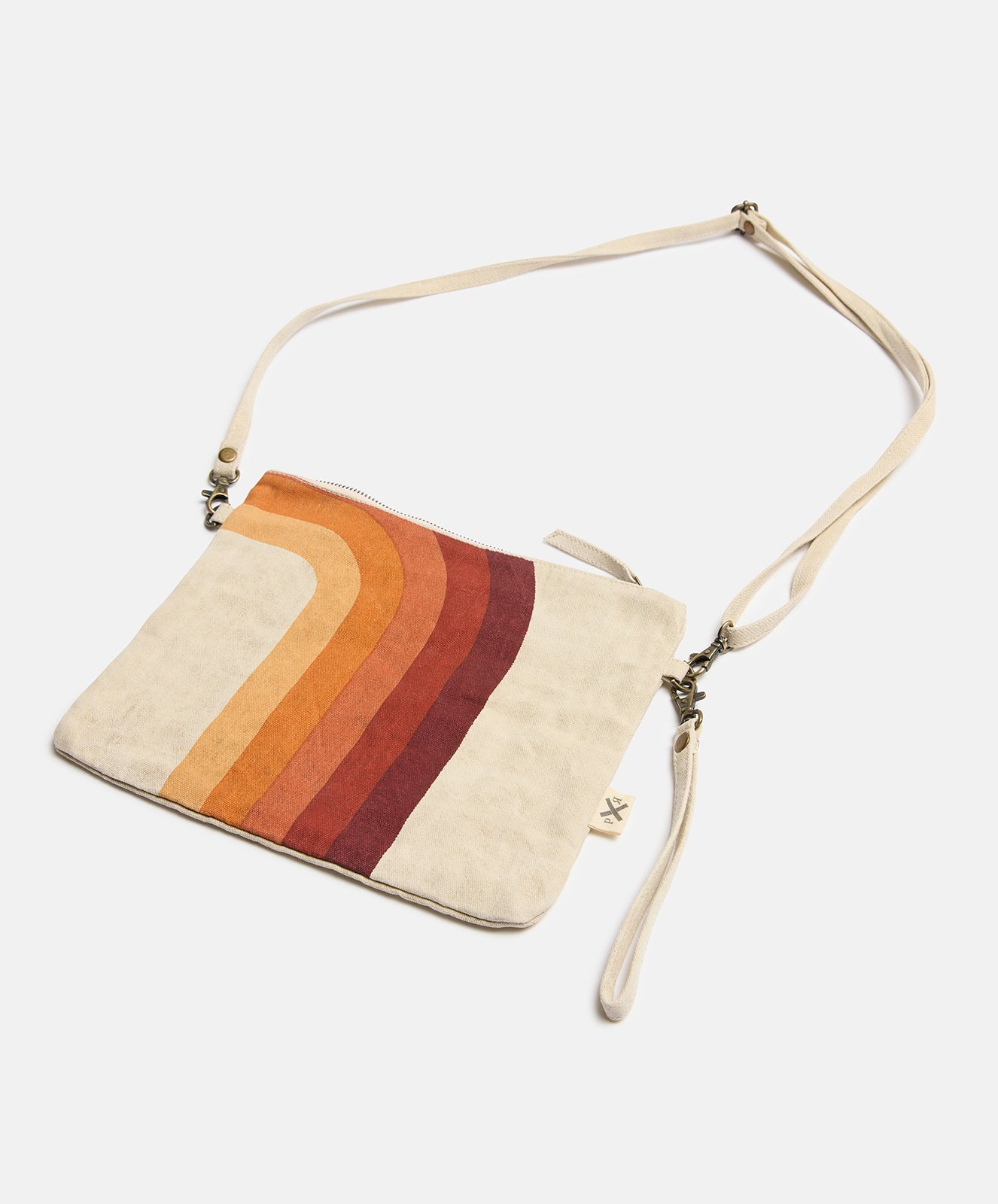 Ground Up Clutch Bag | Natural Stripe