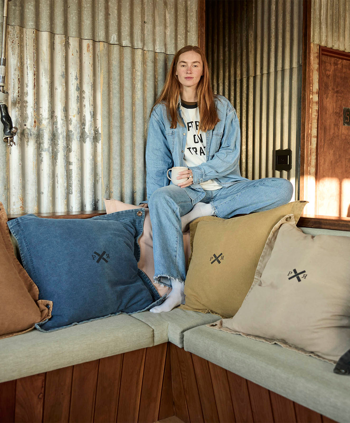 Highlander Cushion Cover | Denim