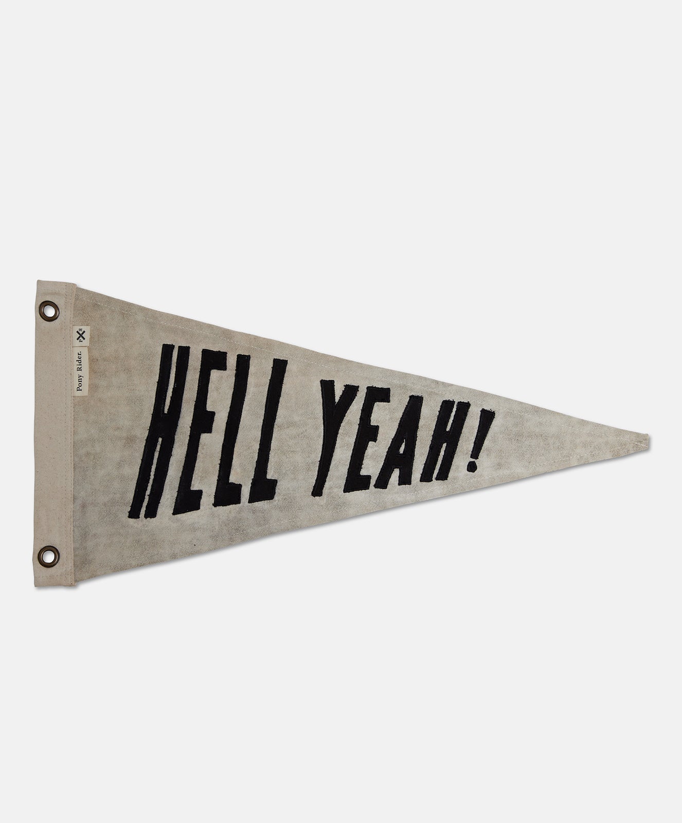 Hell Yeah Flag Wall Banner | Natural