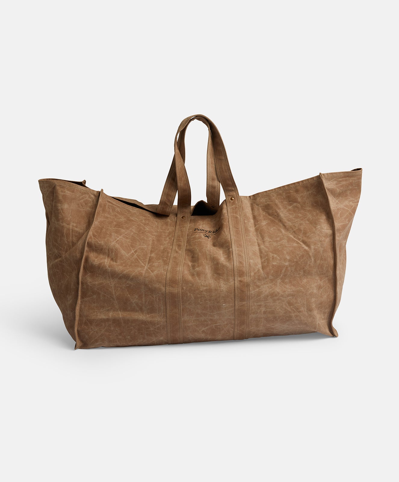 Market Carry All Canvas Tote Bag | Toffee Brown
