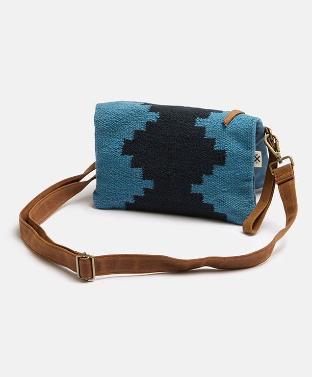 Market Clutch Bag | Blue