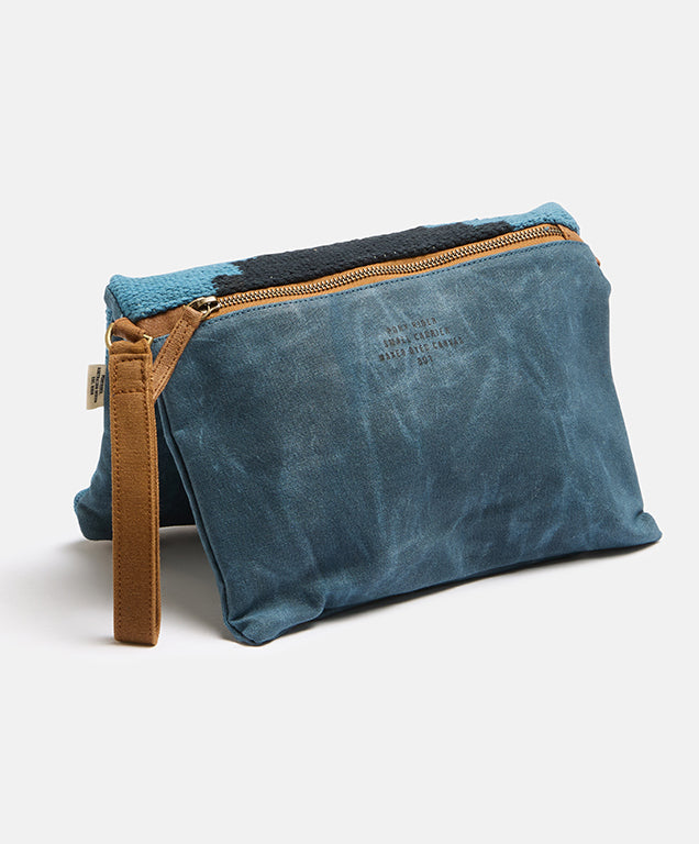 Market Clutch Bag | Blue