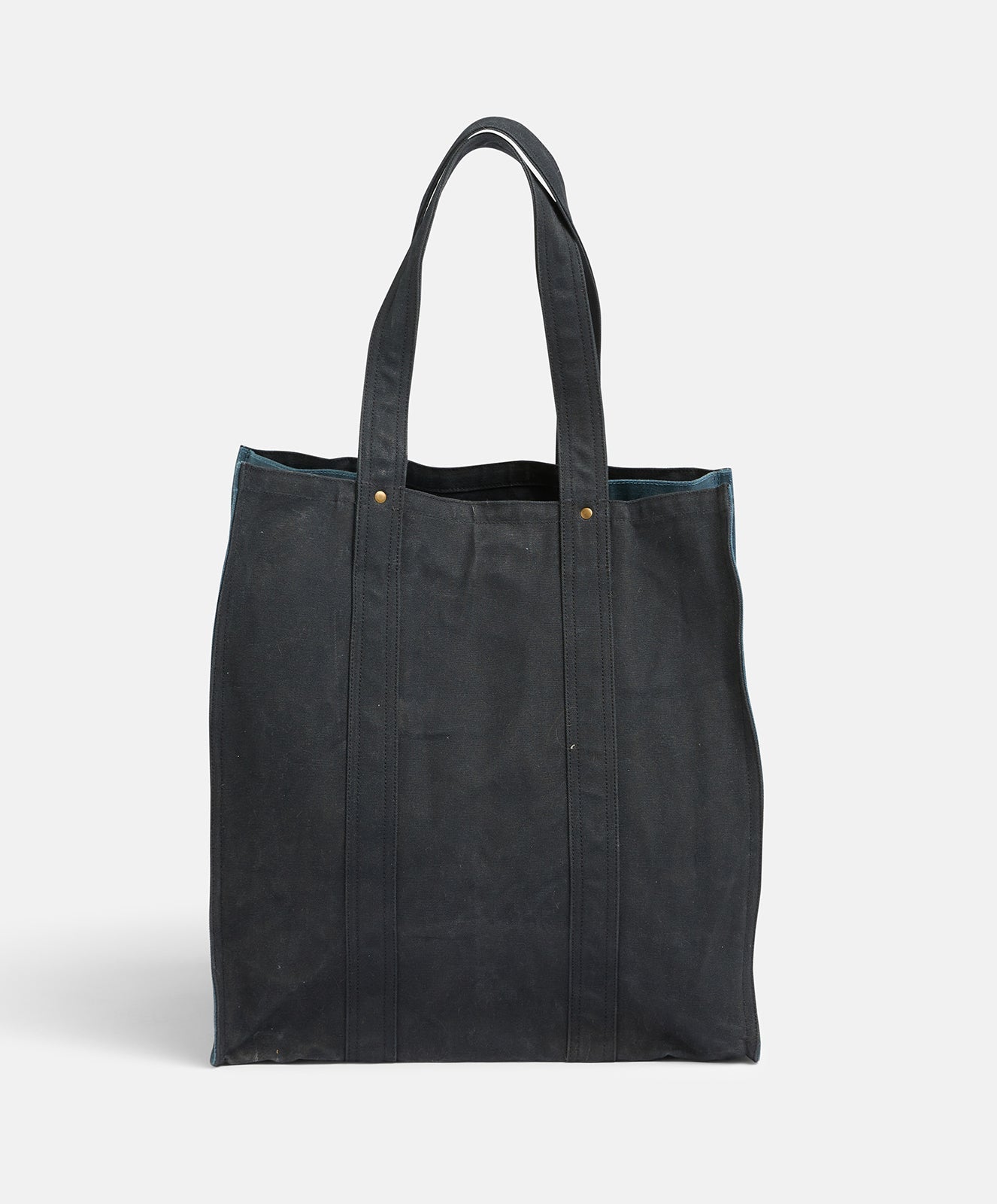 Market Canvas Tote Bag | Blue