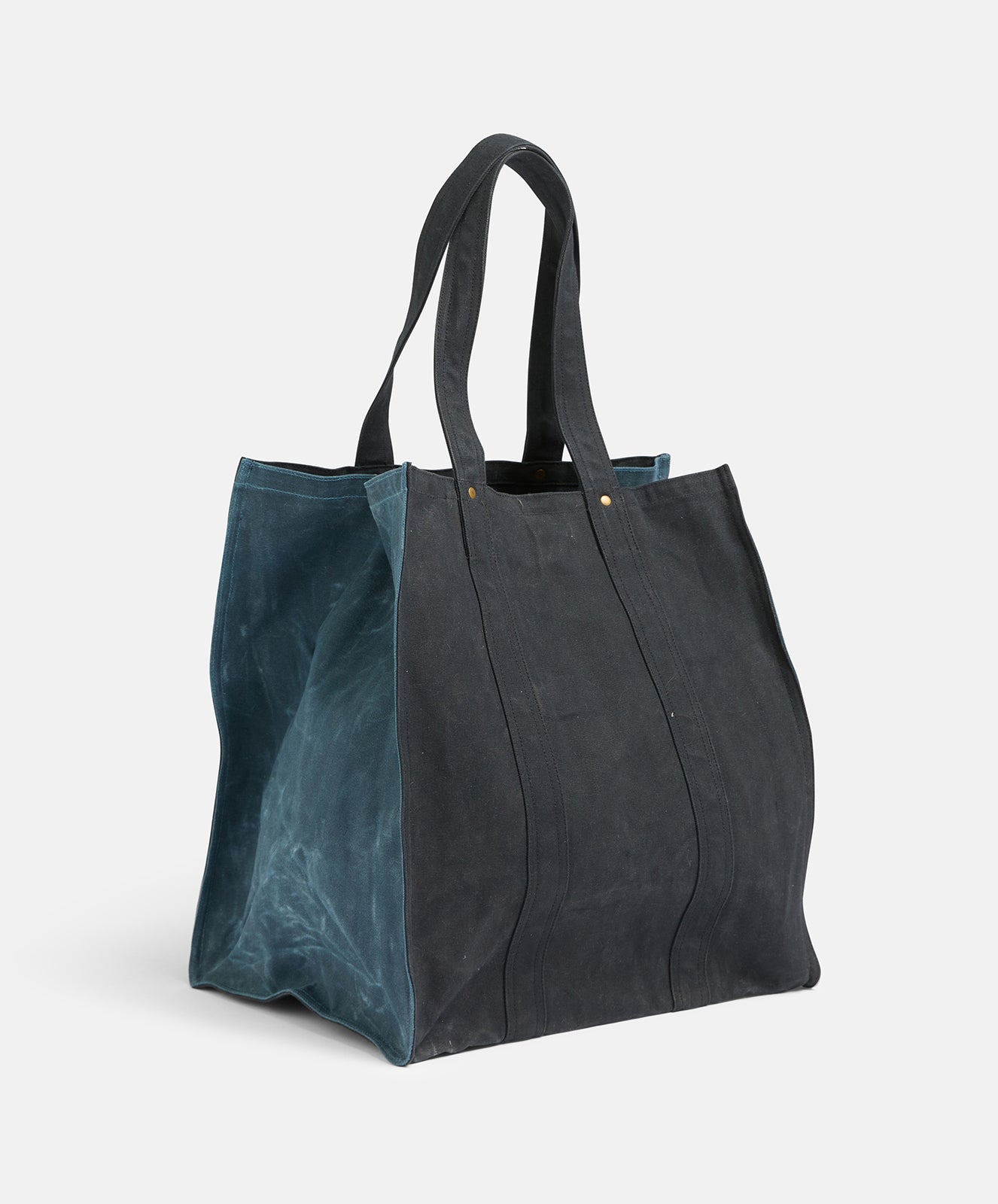 Market Canvas Tote Bag | Blue