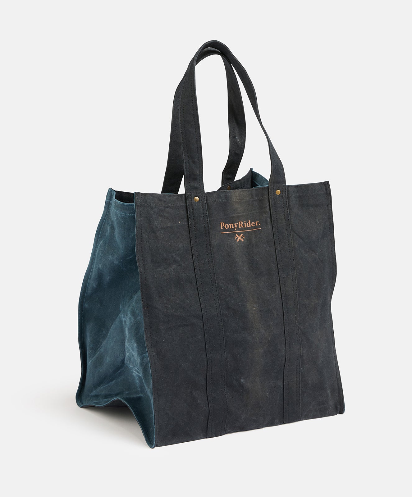 Market Canvas Tote Bag | Blue