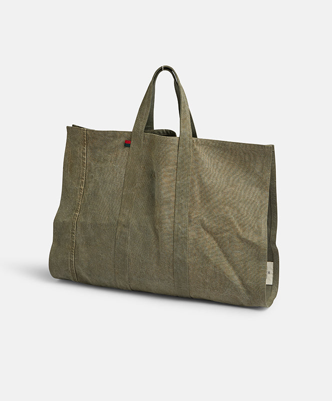 Camp Fire Timber Carry Bag | Khaki Upcycled