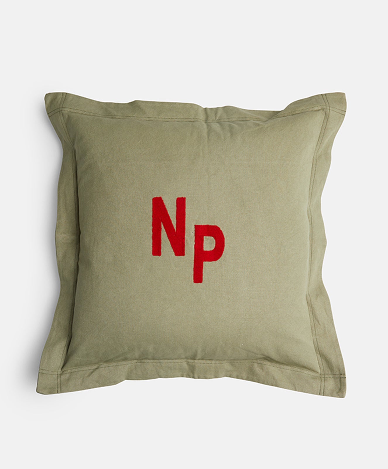 National Project Crest Cushion | Olive