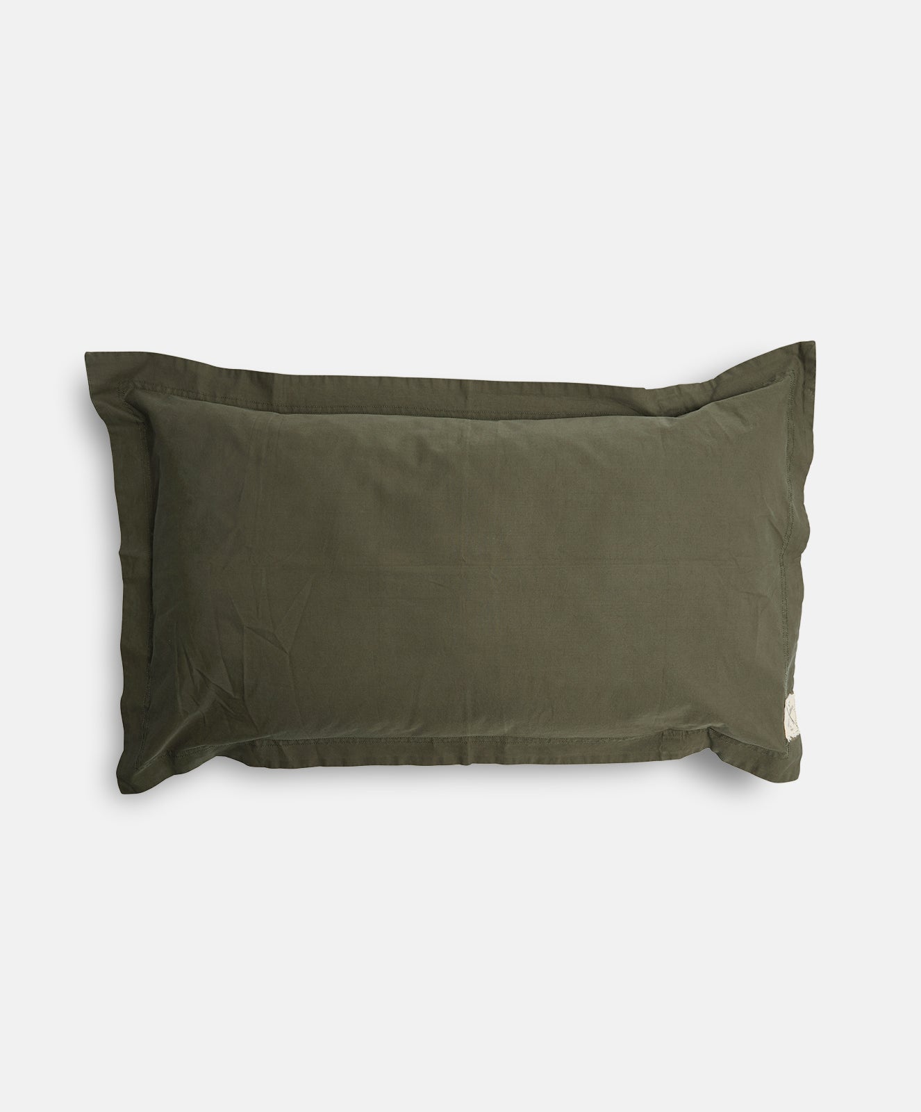 Organic Canvas Pillowcase | Khaki