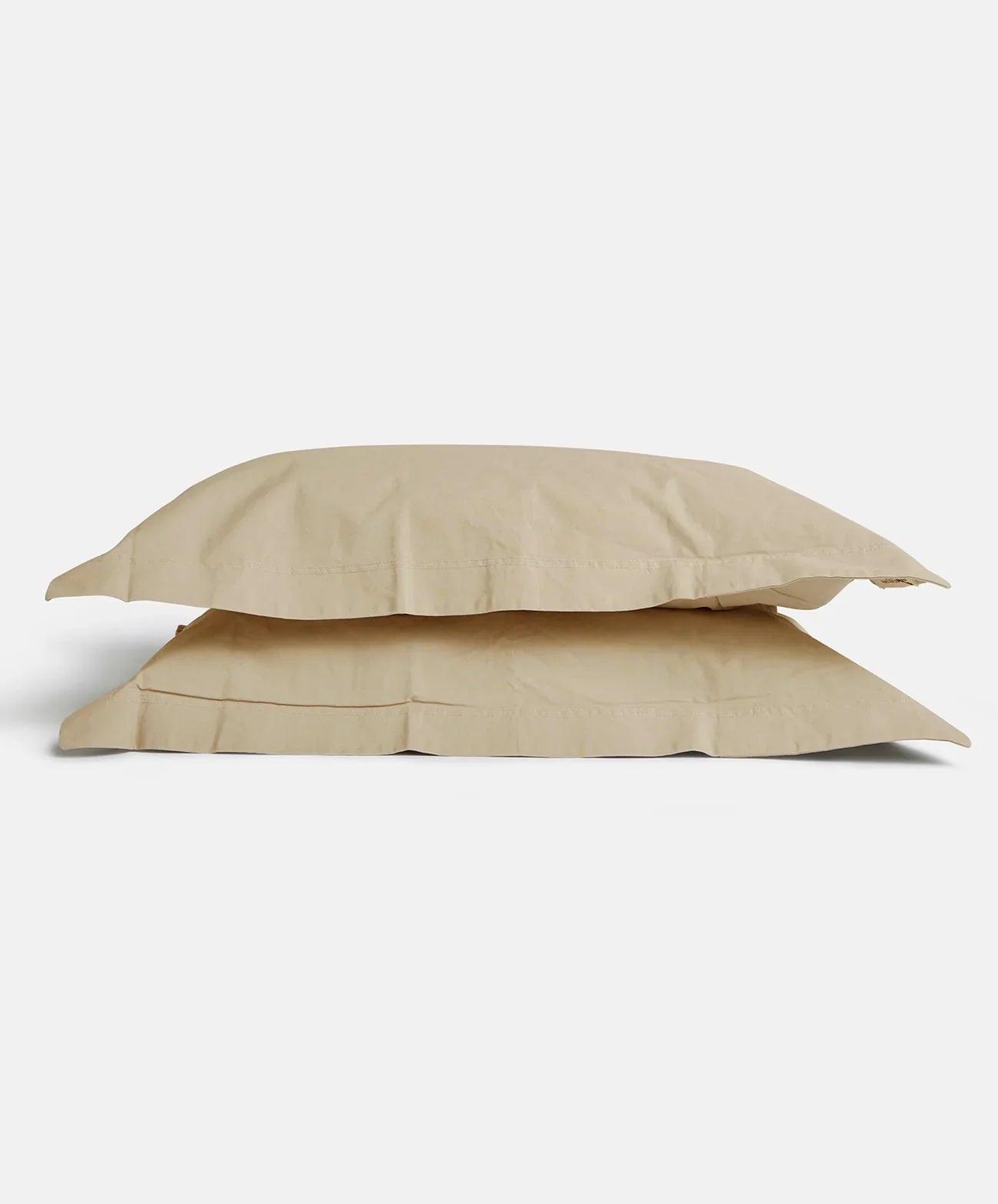Wanderland Pillowcase | Organic Canvas | Lt Safari | Standard - Set of 2