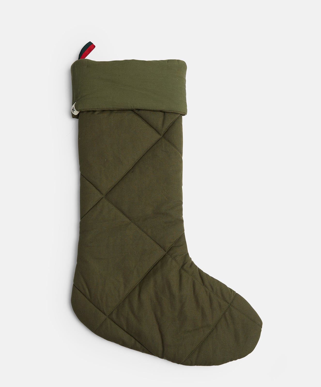 Organic Canvas Christmas Stockings | Khaki