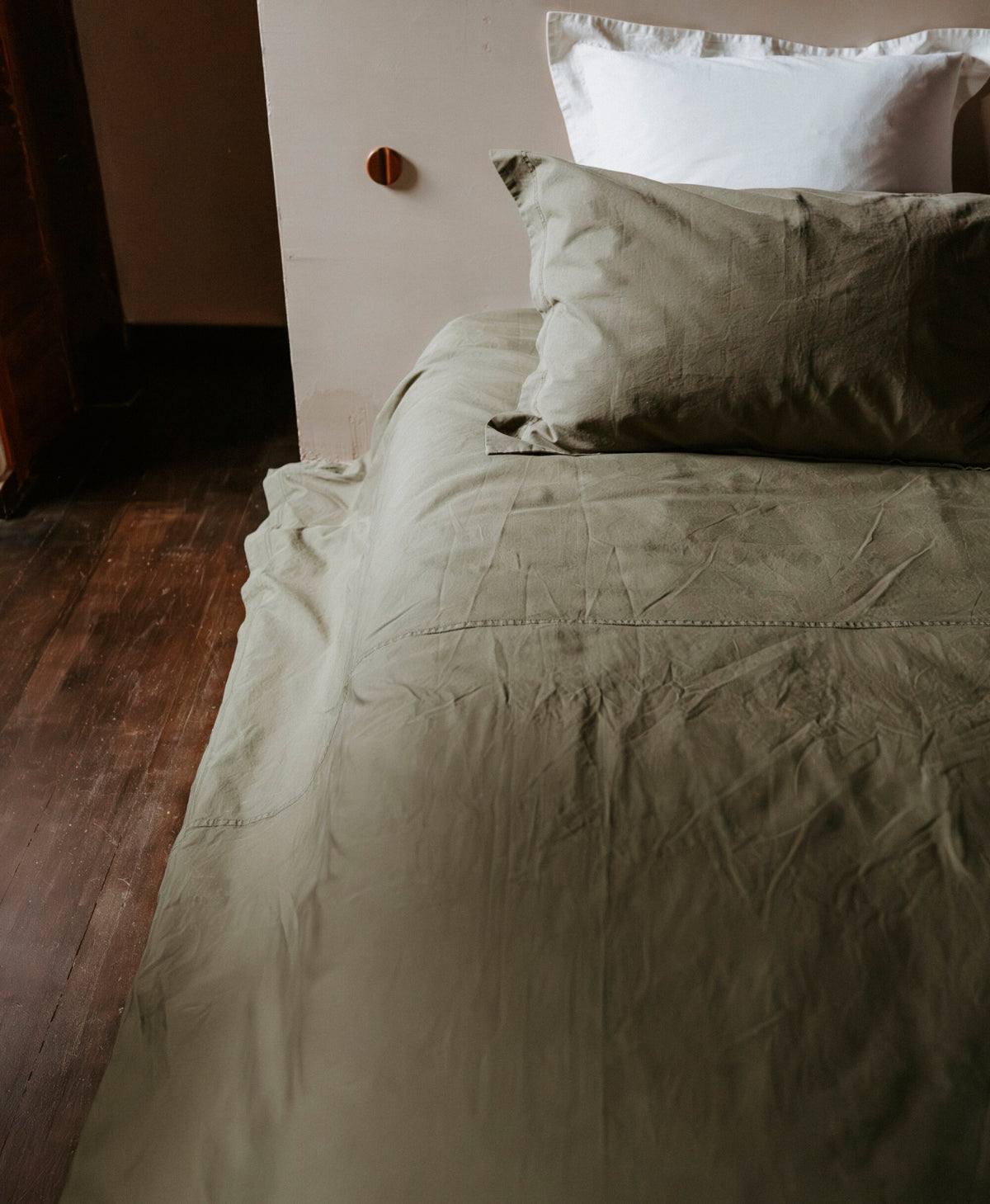 Base Camp Organic Cotton Duvet Cover | Khaki | King