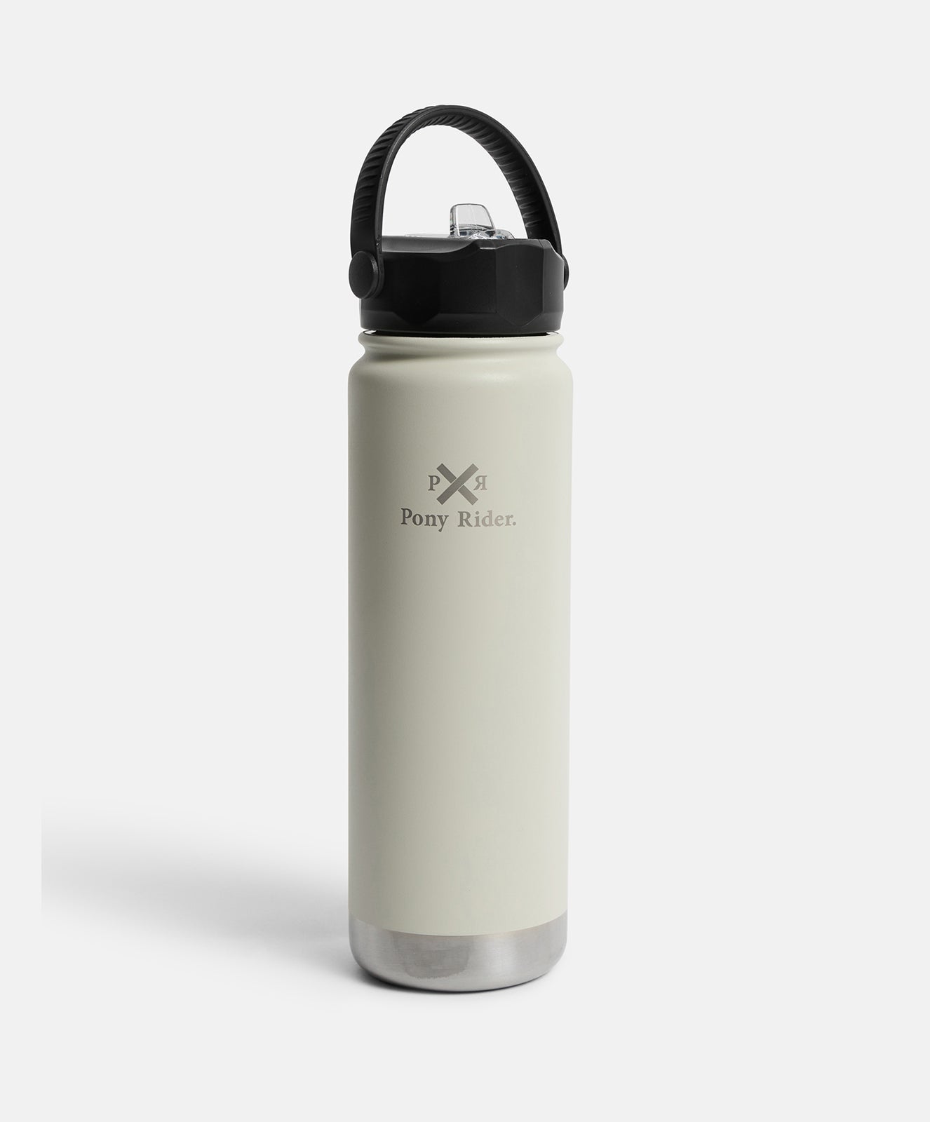 Pony Rider x Pargo 750ml Insulated Sports Bottle – Bone White