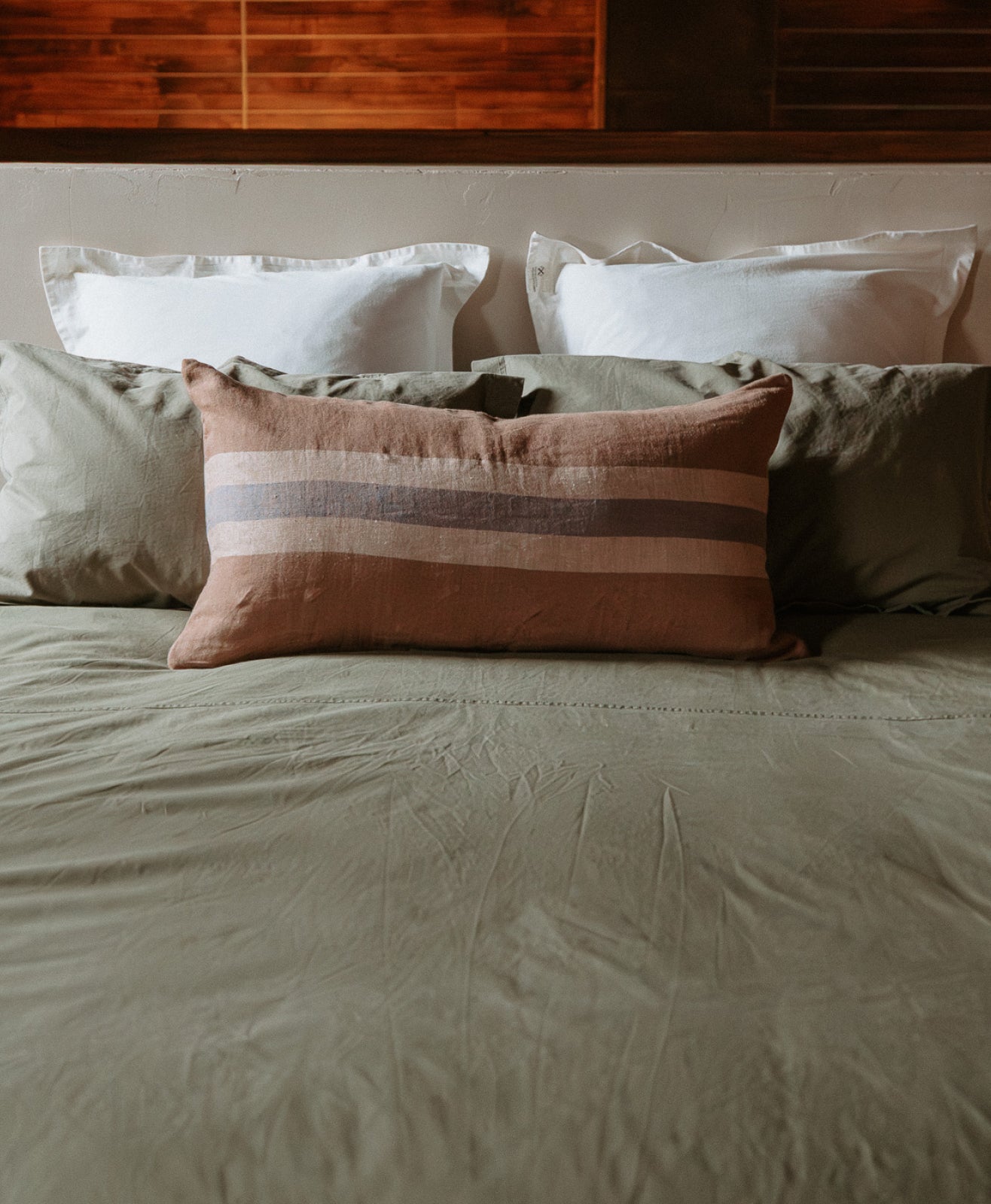 River Run Rectangle Cushion Cover | Linen