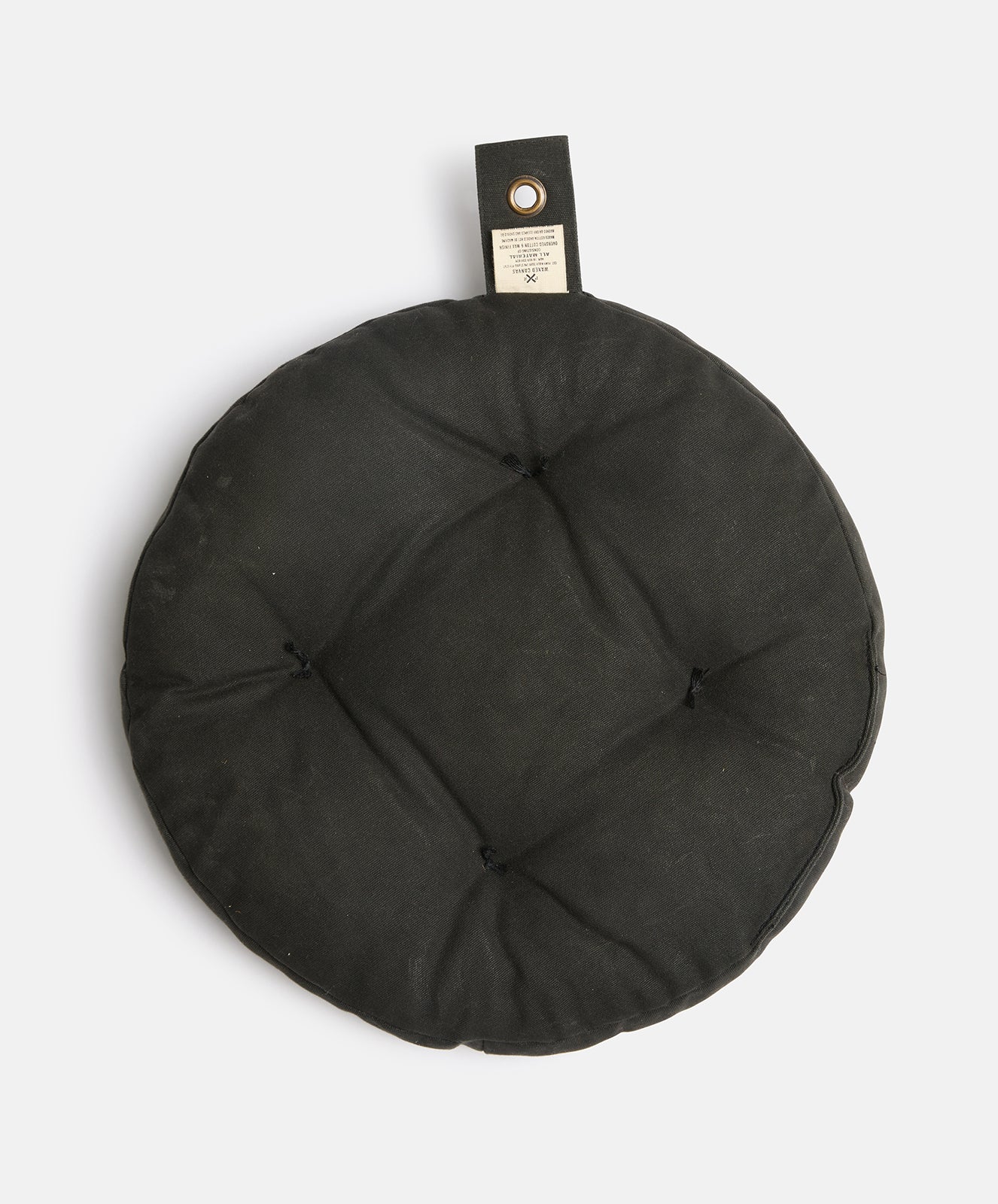 Road Tripper Outdoor Round Padded Cushion | Black