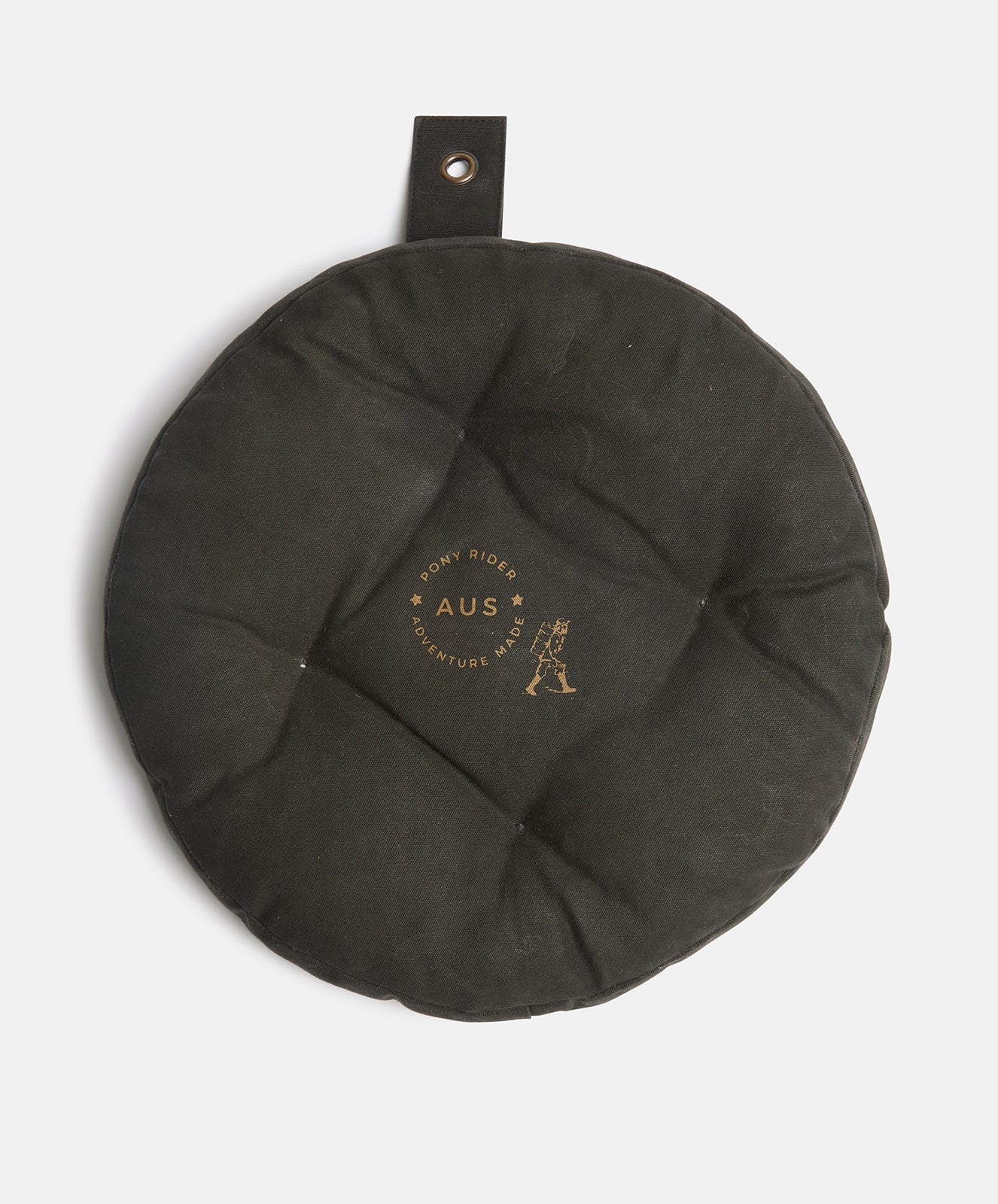 Road Tripper Outdoor Round Padded Cushion | Black