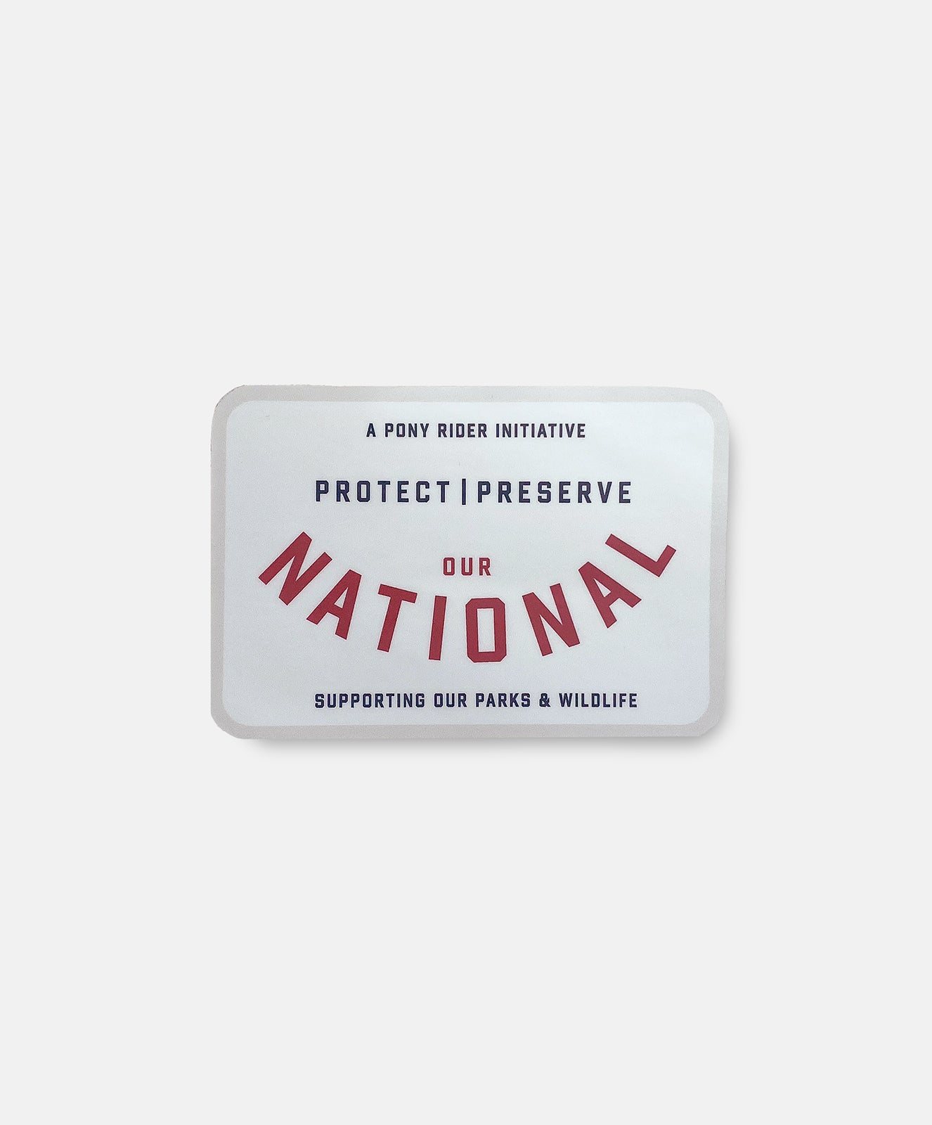 The National Project | Bumper Sticker |White