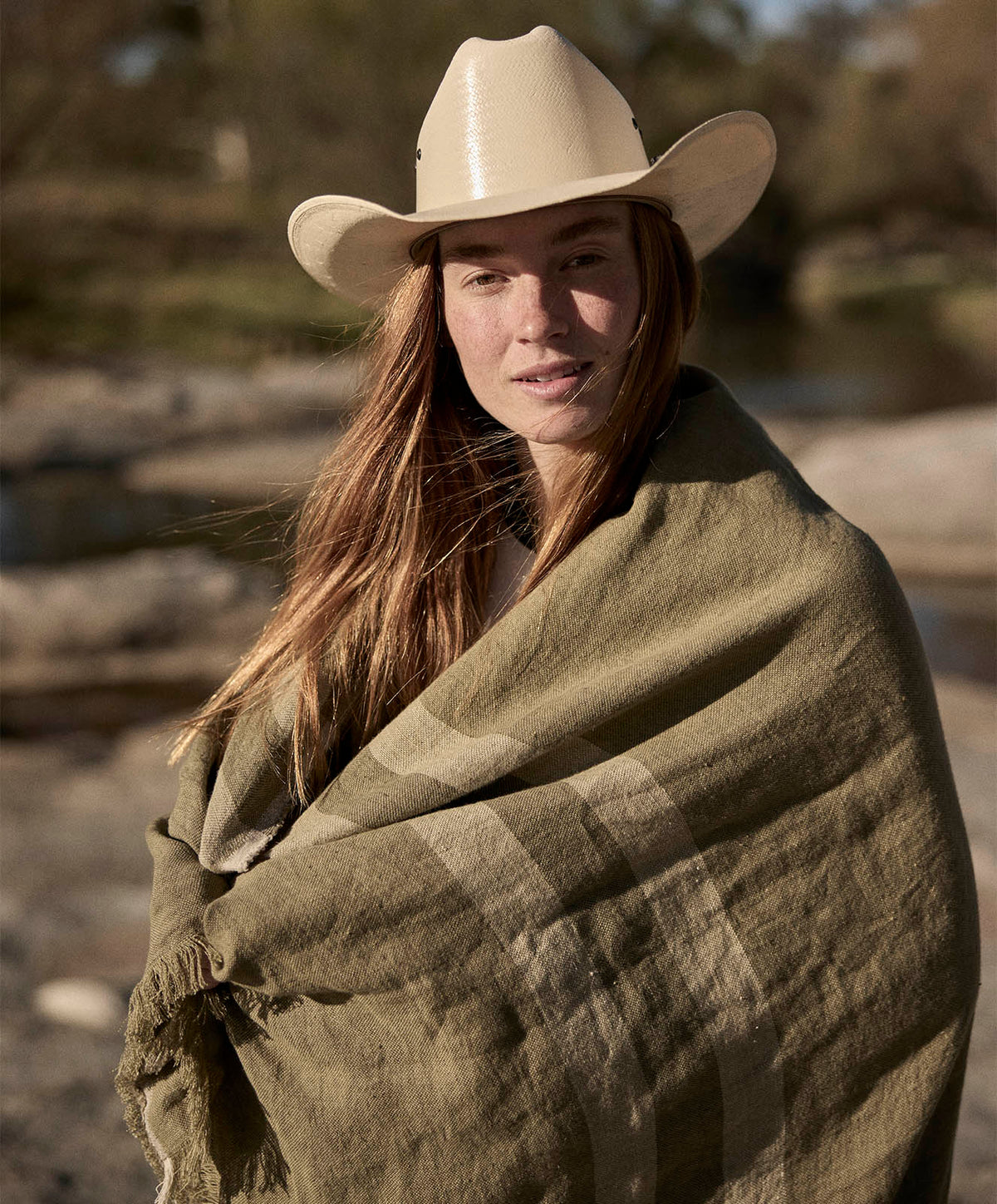 River Run Throw| Olive |  170*150 - PRE SALE