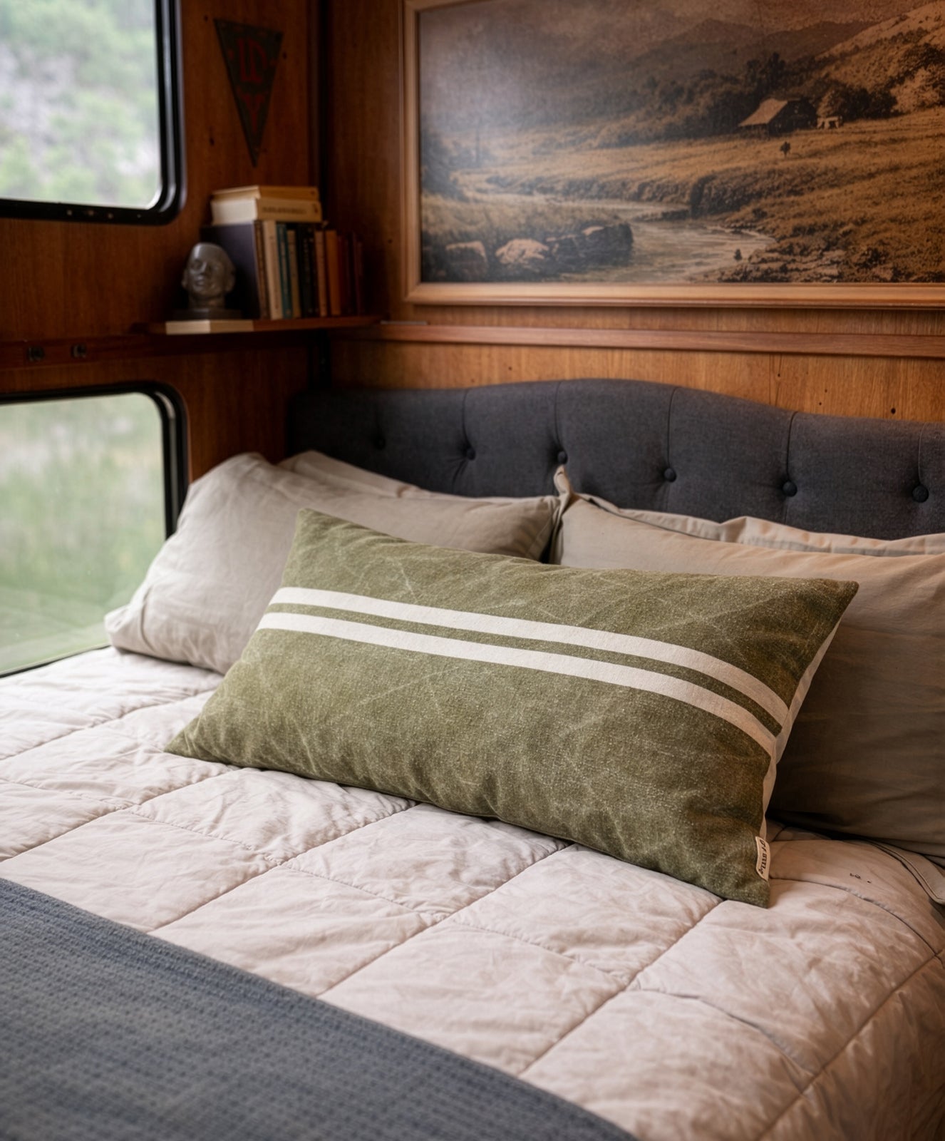 Wanderful Rectangle Cushion Cover | Golden Tan