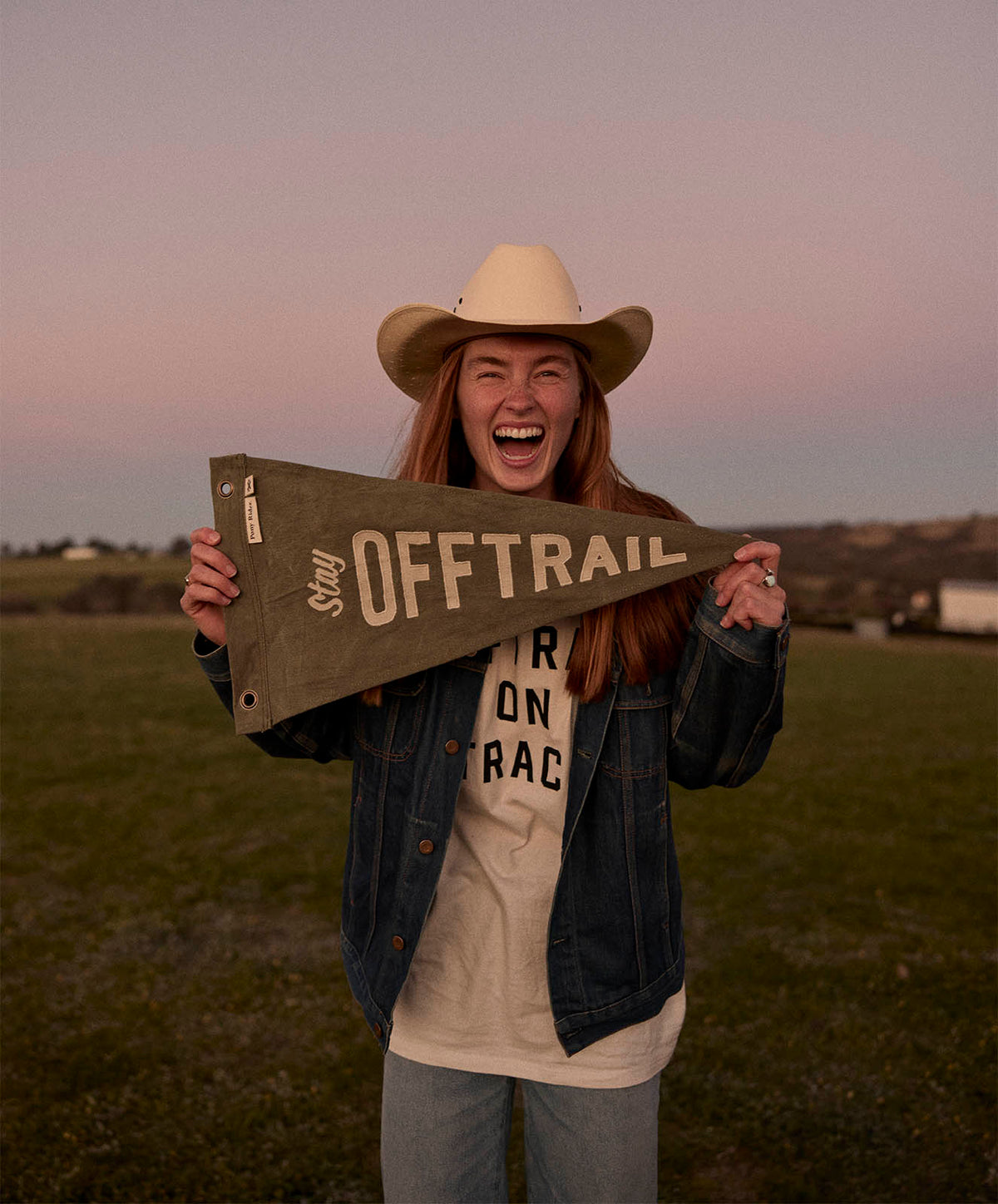 Off Trail Flag Wall Banner I Duffle Green