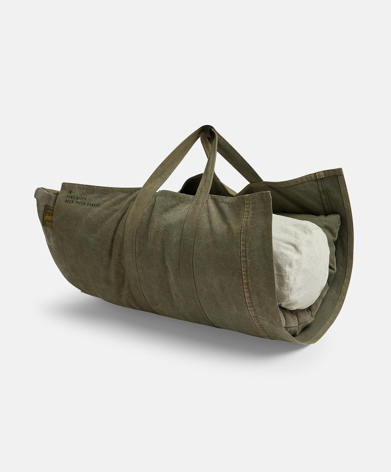 Namaste Canvas Bag | Khaki Upcycled