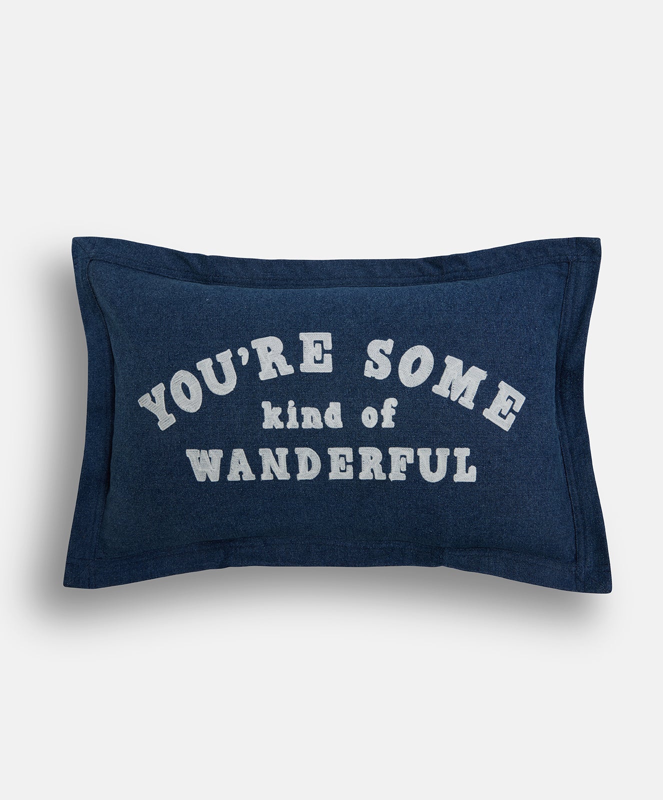 Lil You're Wanderful Cushion | Denim