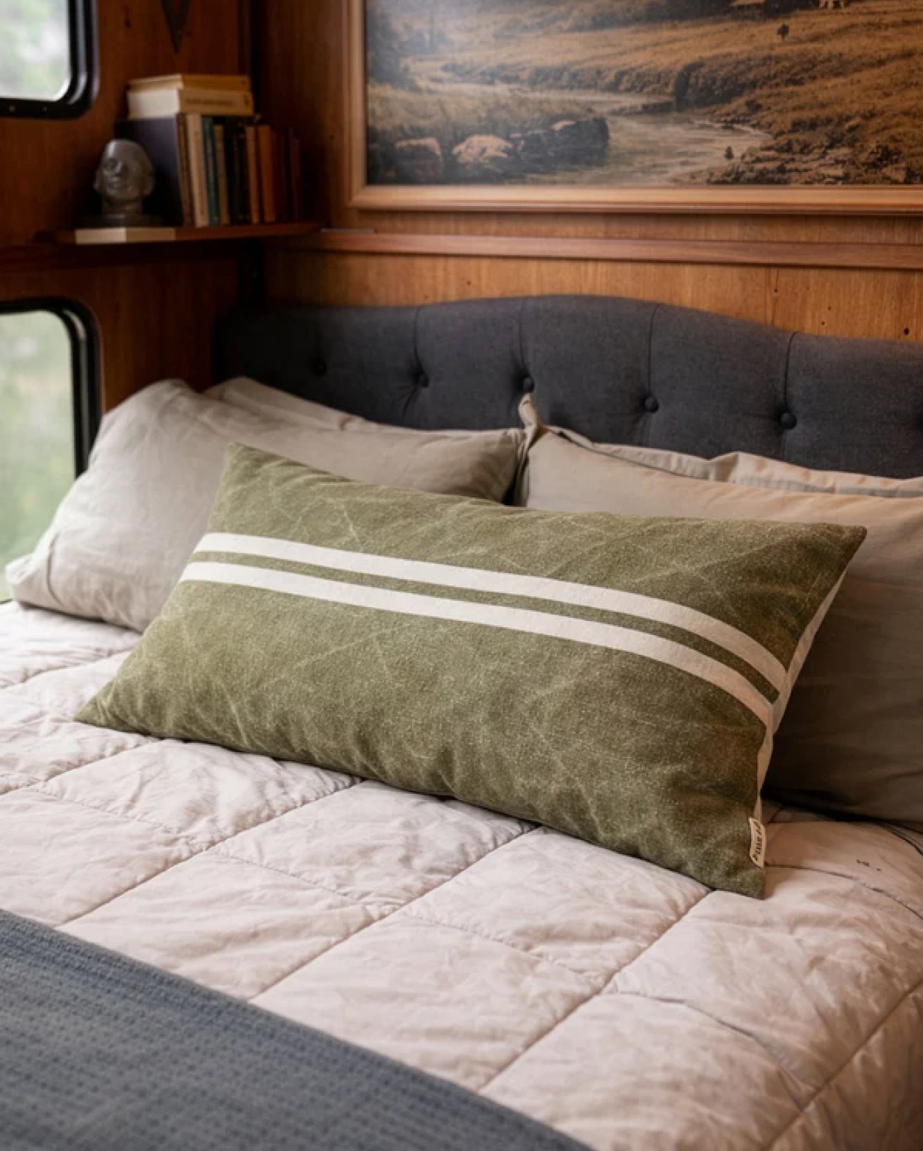 Wanderful Rectangle Cushion Cover | Golden Tan