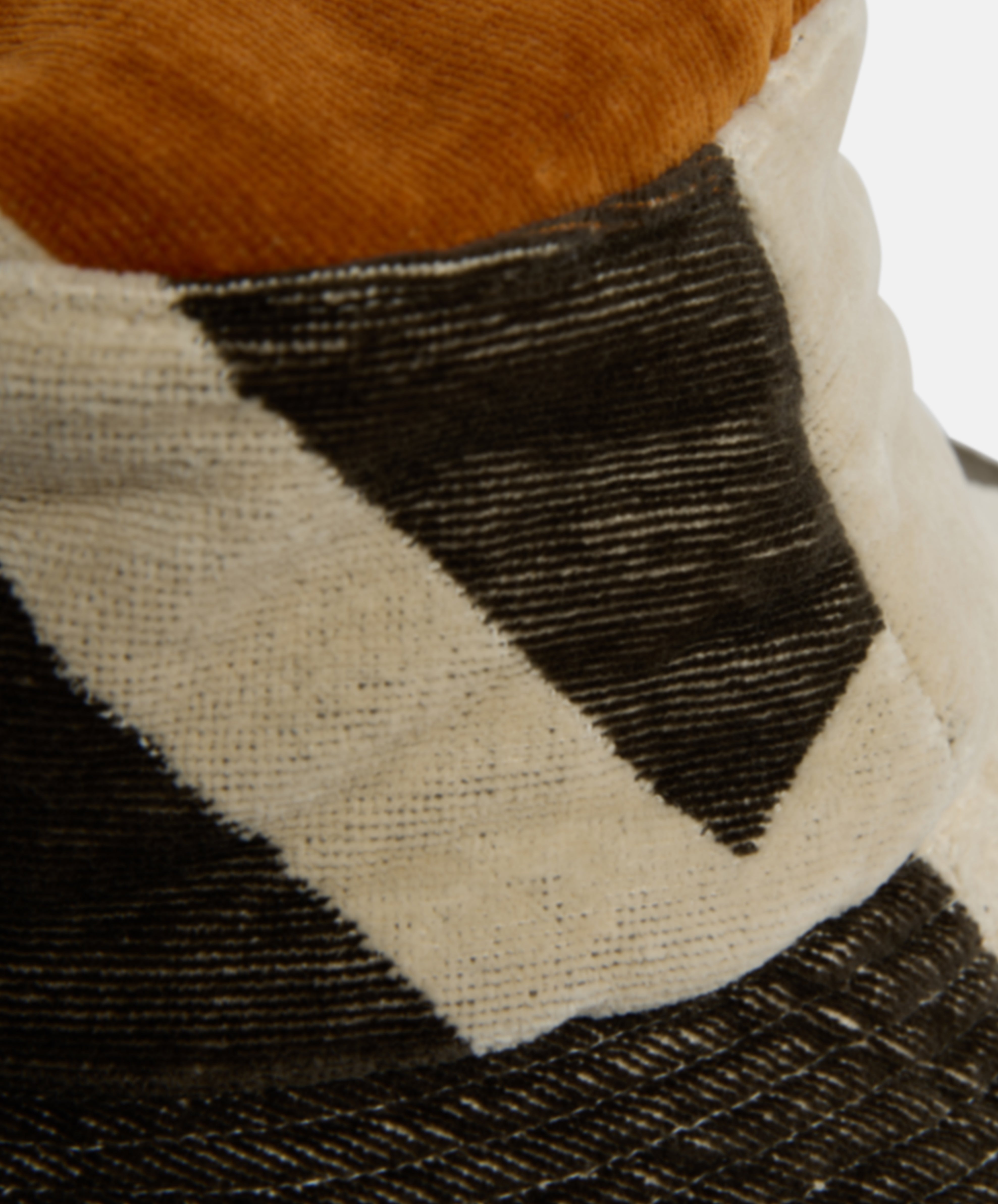 Rocky Mountain Bucket Hat | Recrafted Terry Towelling I Natural / Khaki / Spice