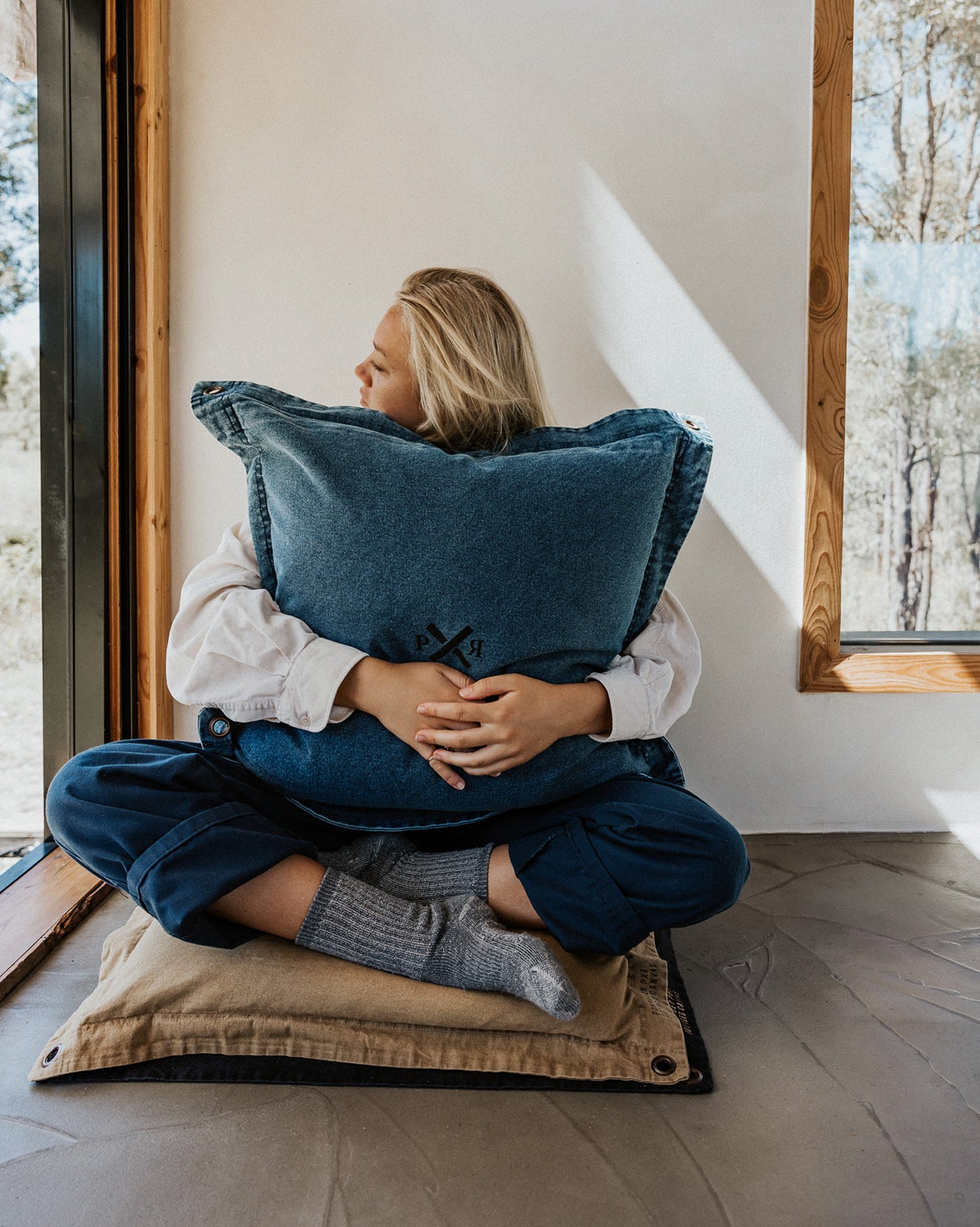 Highlander Cushion | Denim