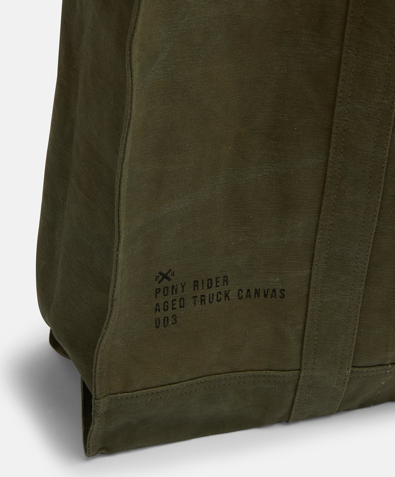 Escapee Canvas Tote Bag | Khaki Upcycled