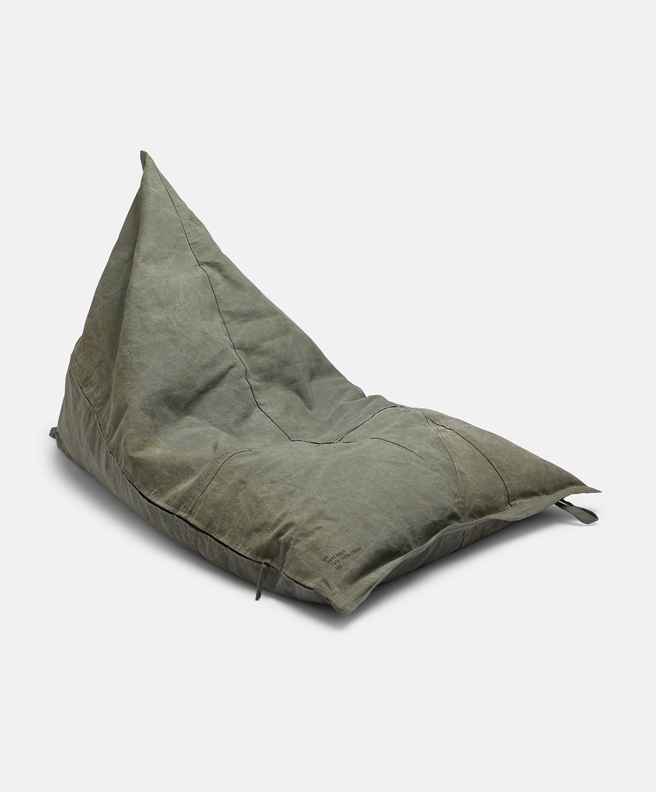 Hiked Up Bean Bag | Khaki | Up-cycled