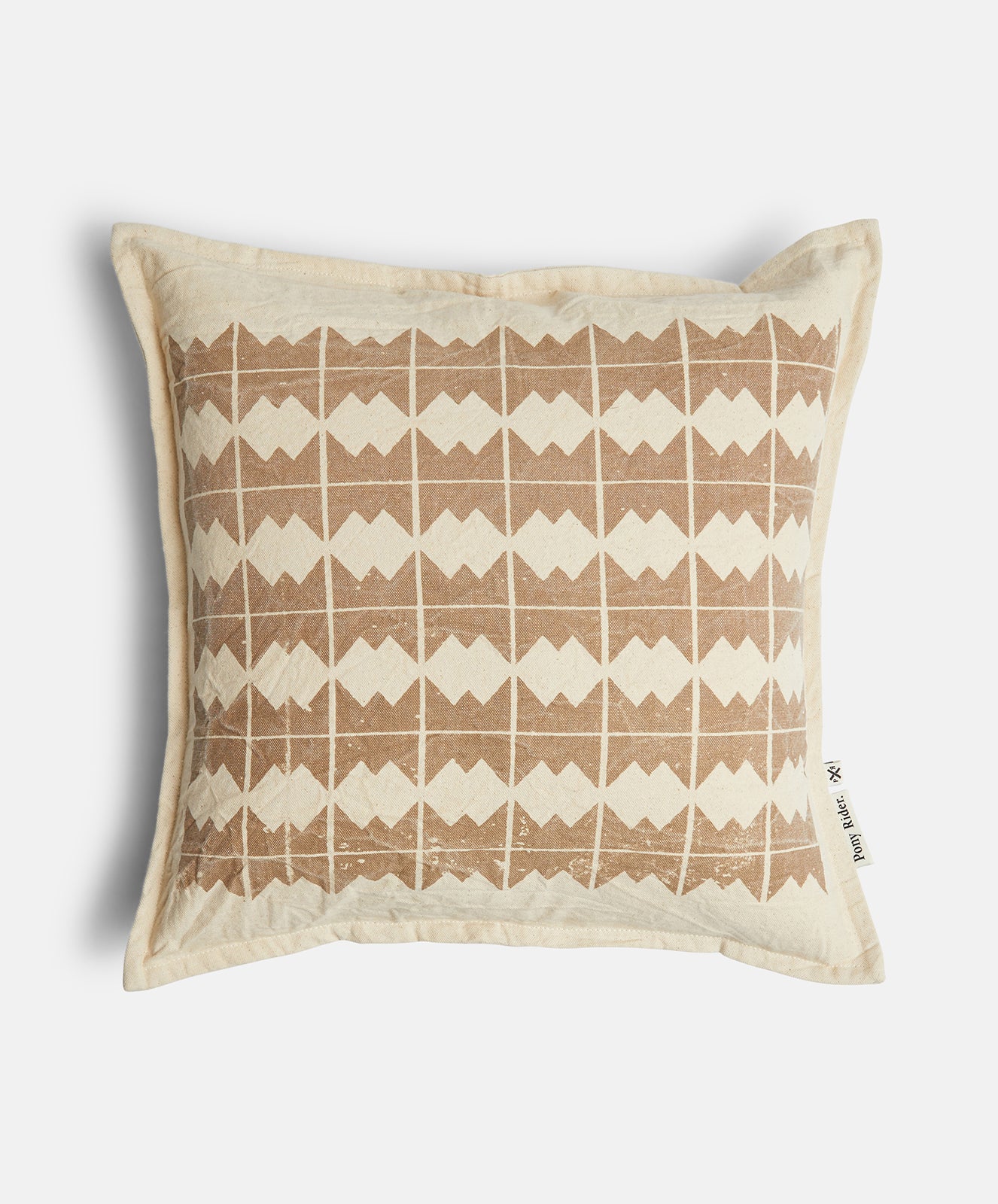 Little Village Cushion | Brown Oats