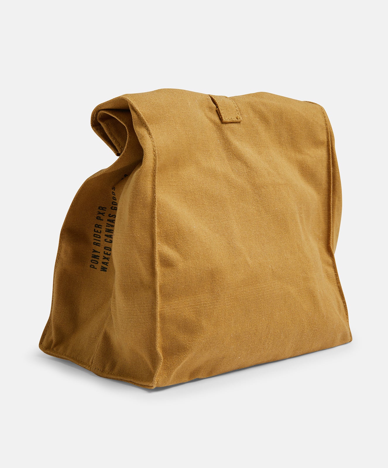 Market Canvas Lunch Bag | Waxed Clay