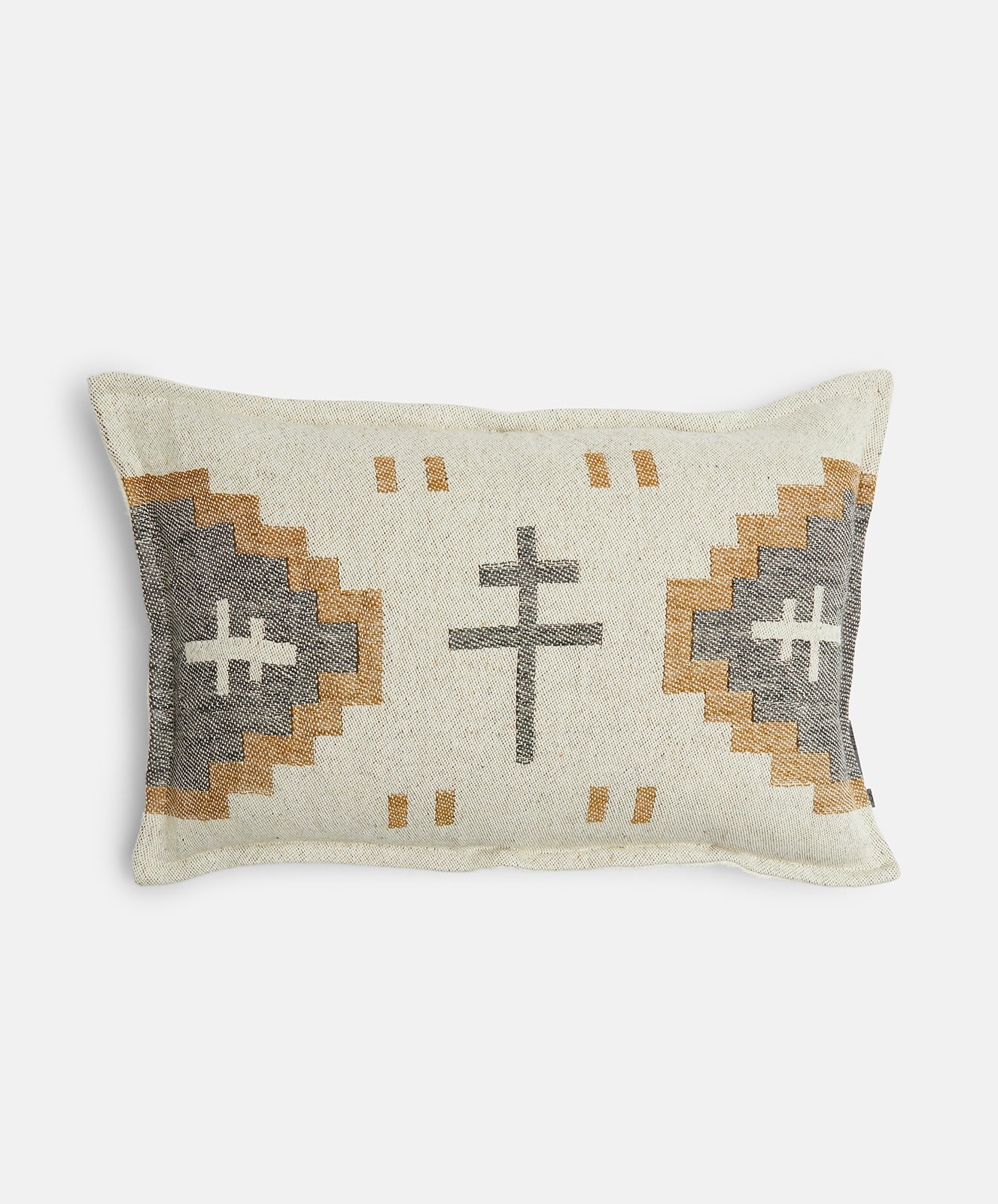 Lil Mountain Linen Cushion | Rectangle | Safari / Oats